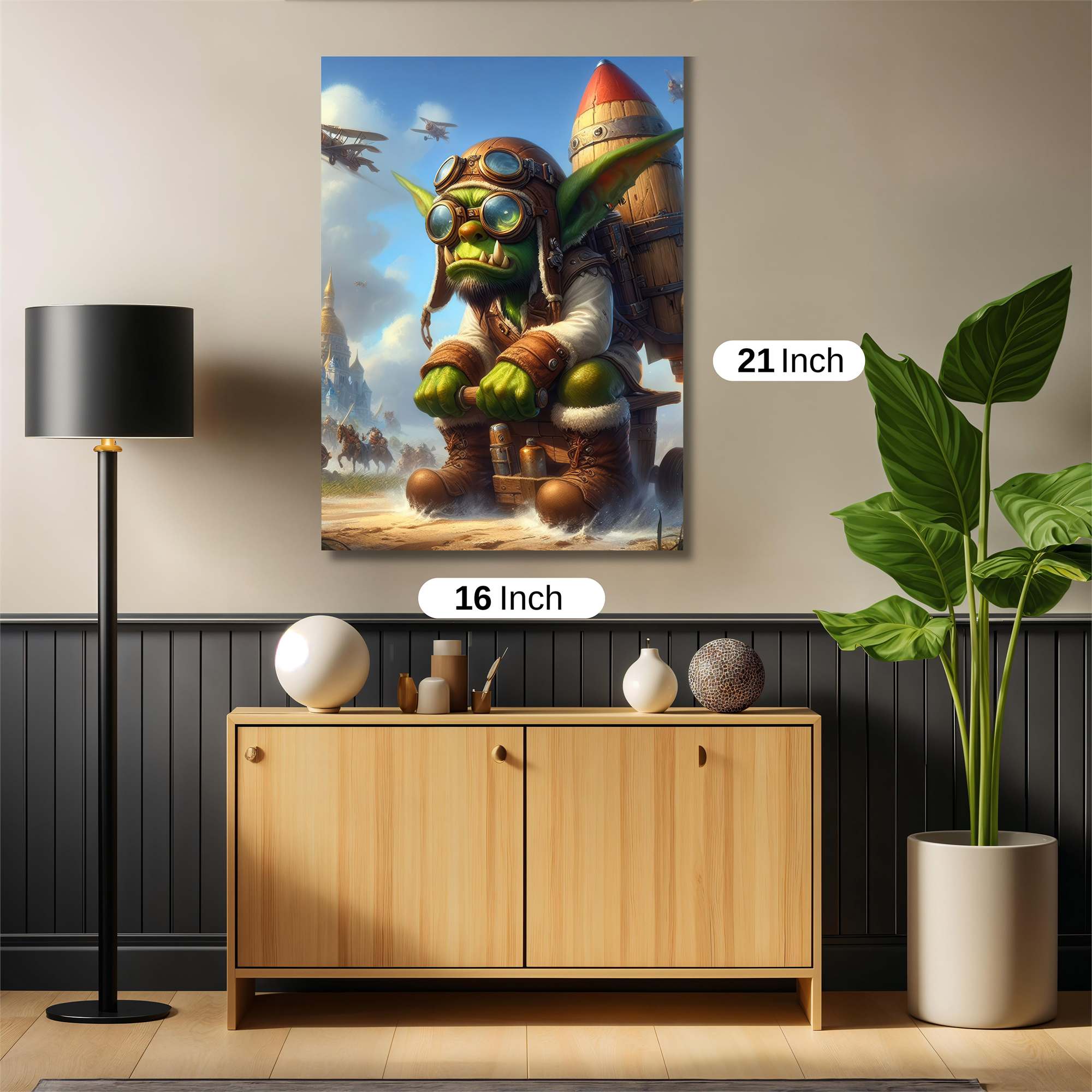 Goblin Adventurer Safe Wall Magnetic / M