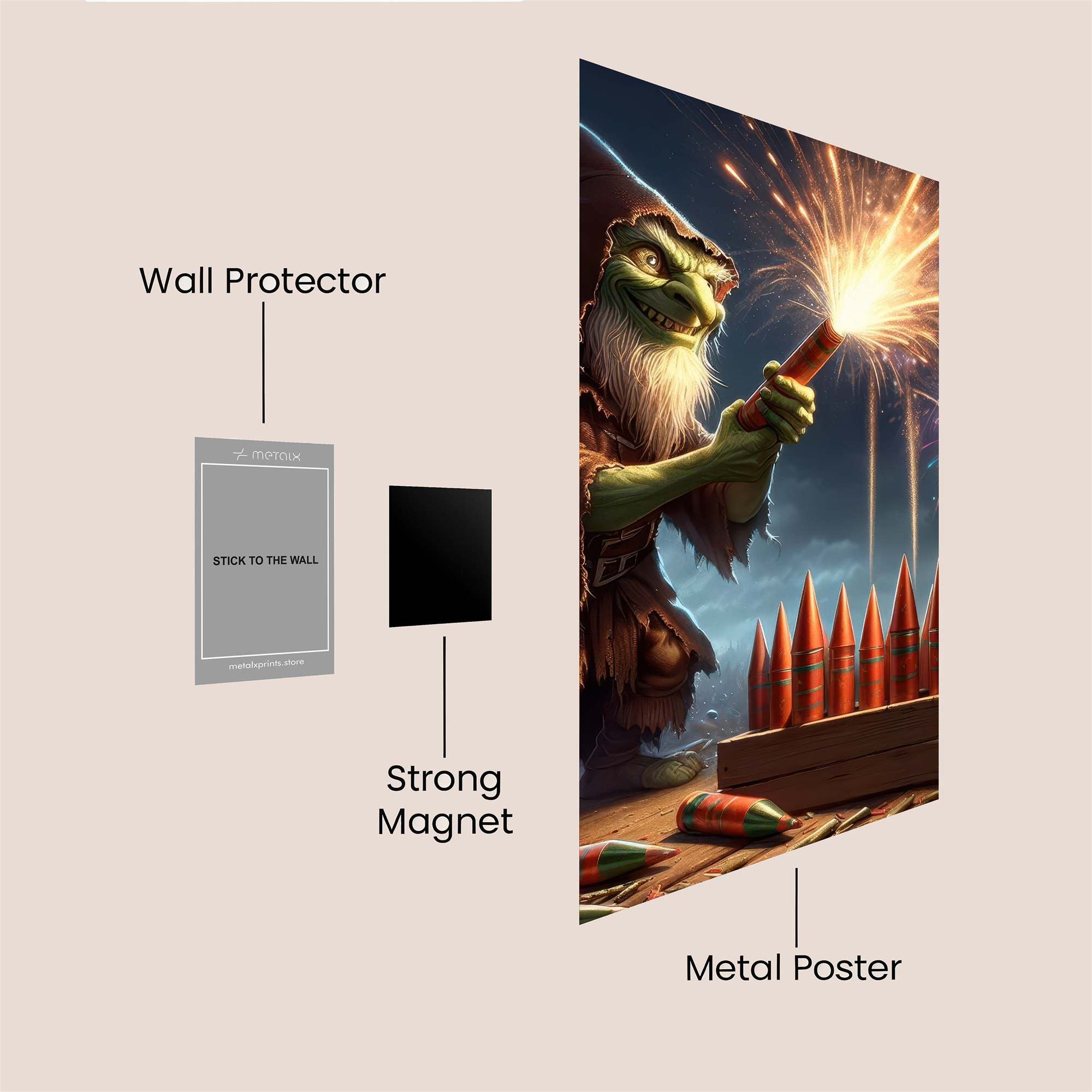 Goblin Revelry Safe Wall Magnetic / M