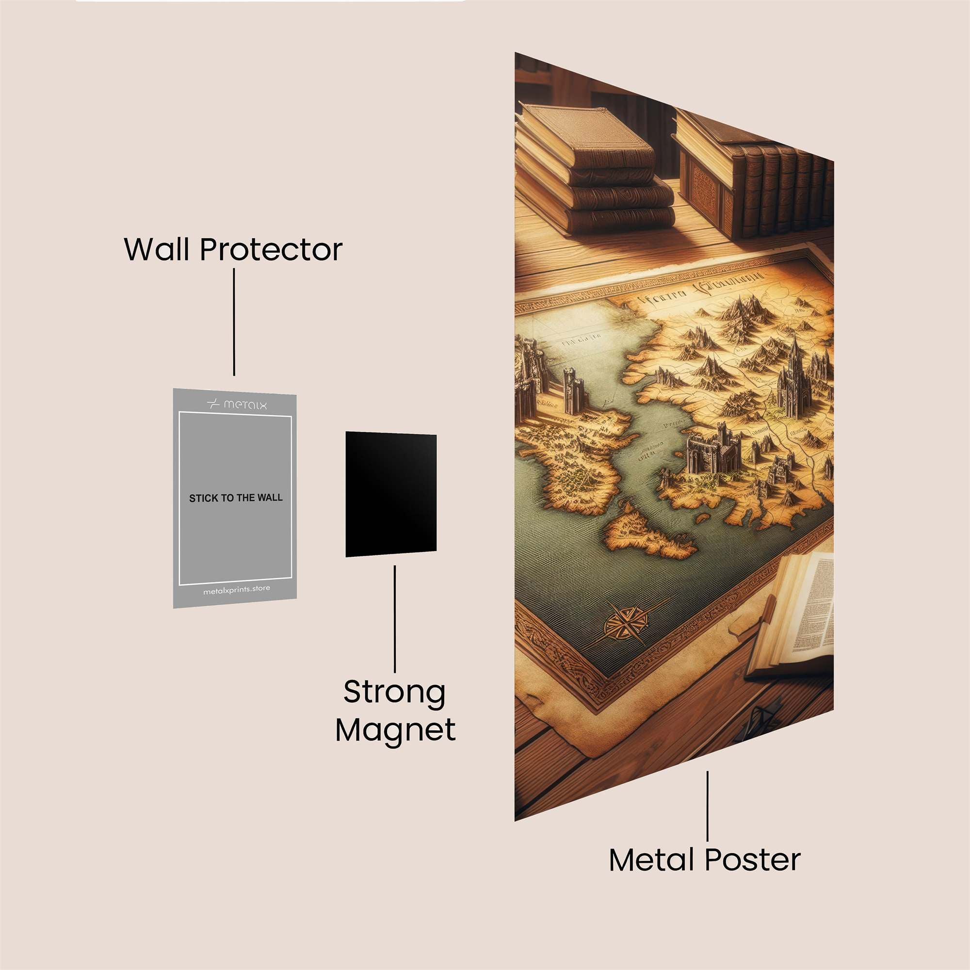Eldoria Enigma Safe Wall Magnetic / M