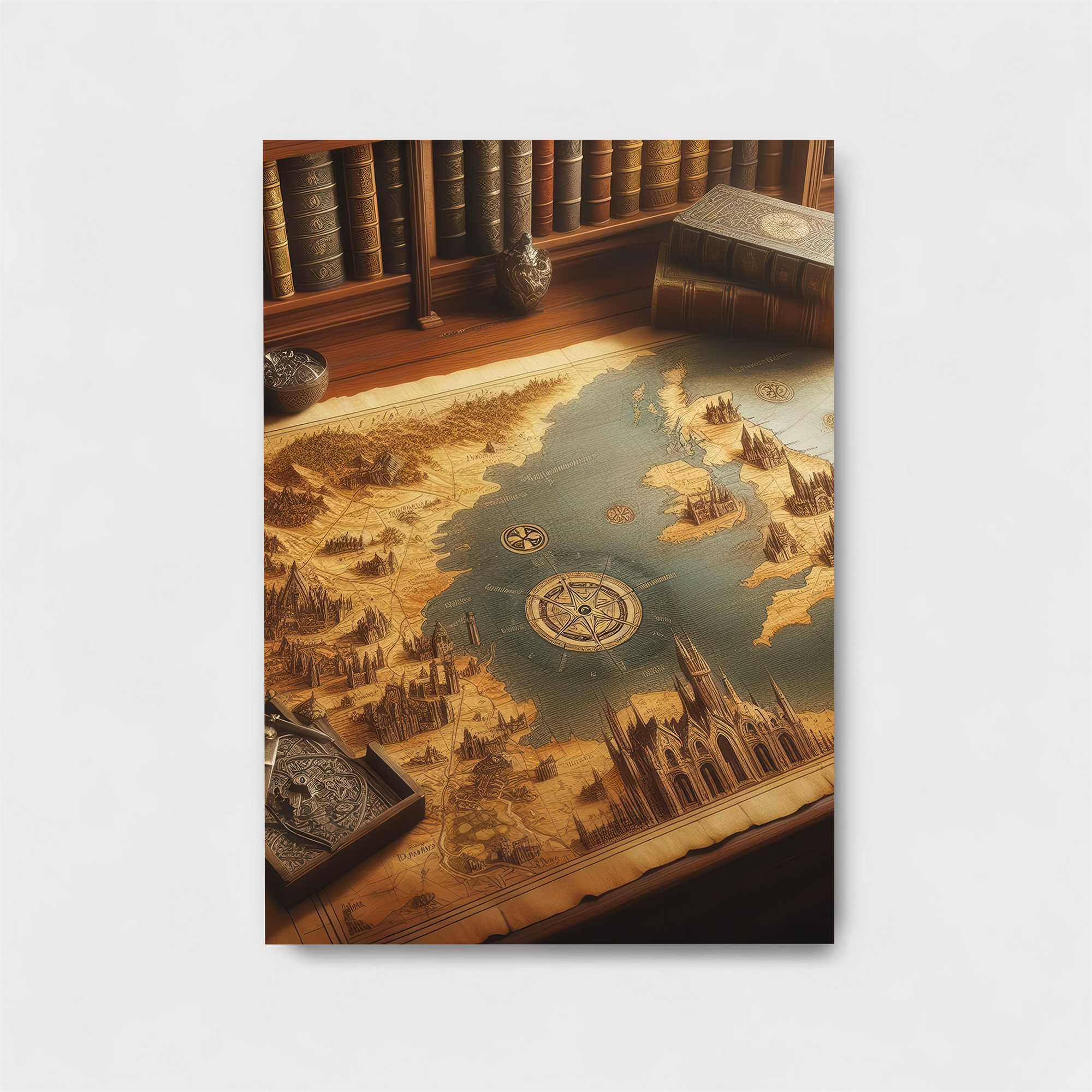 Map Enigma Safe Wall Magnetic / M