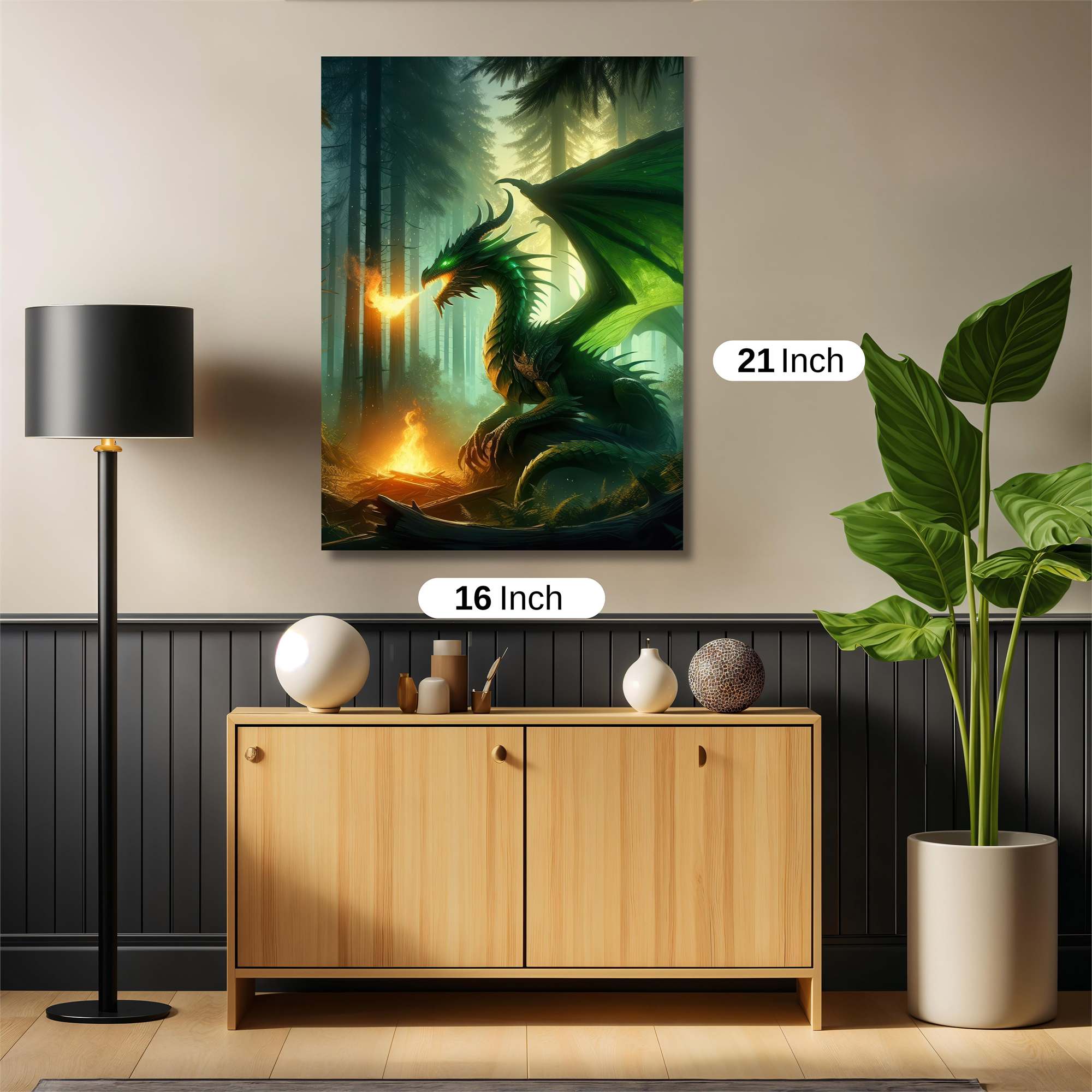 Dragon Serenity Safe Wall Magnetic / M