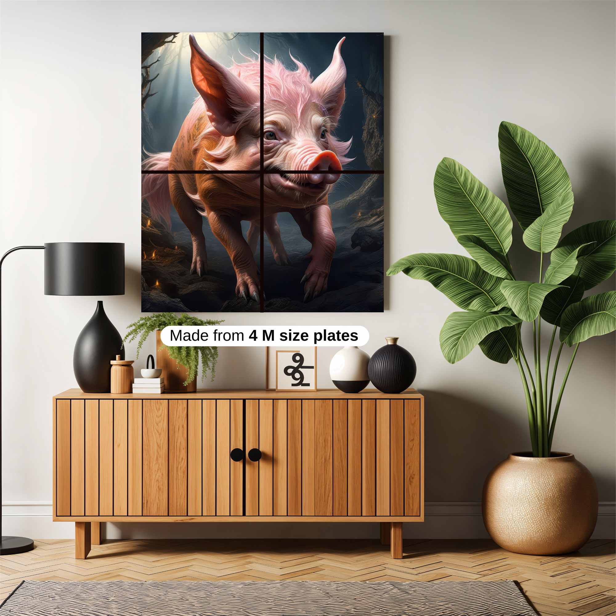 Pig Mystic Safe Wall Magnetic / M