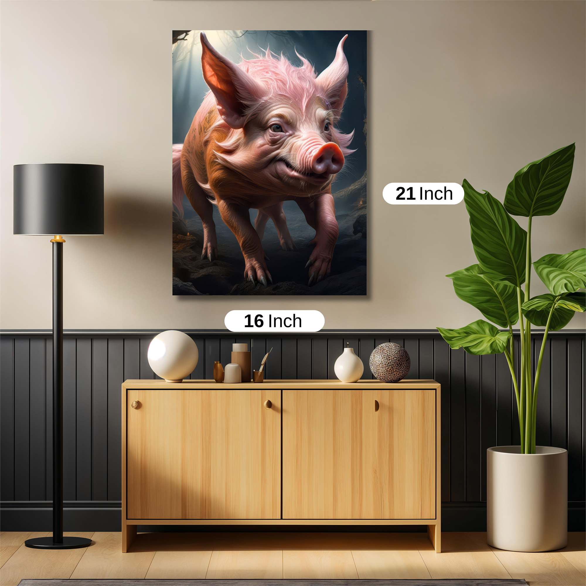 Pig Mystic Safe Wall Magnetic / M