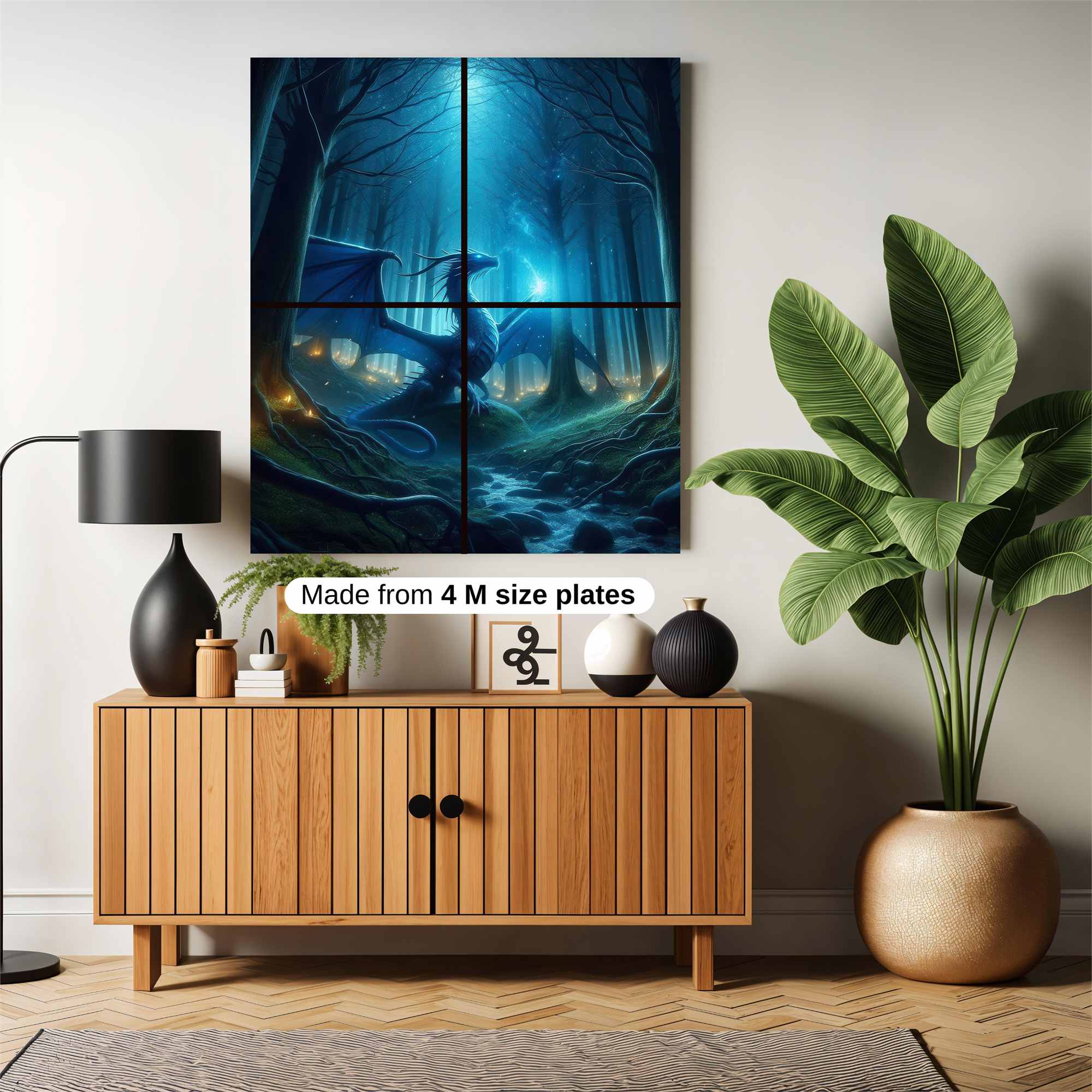 Dragon Enchanting Safe Wall Magnetic / M