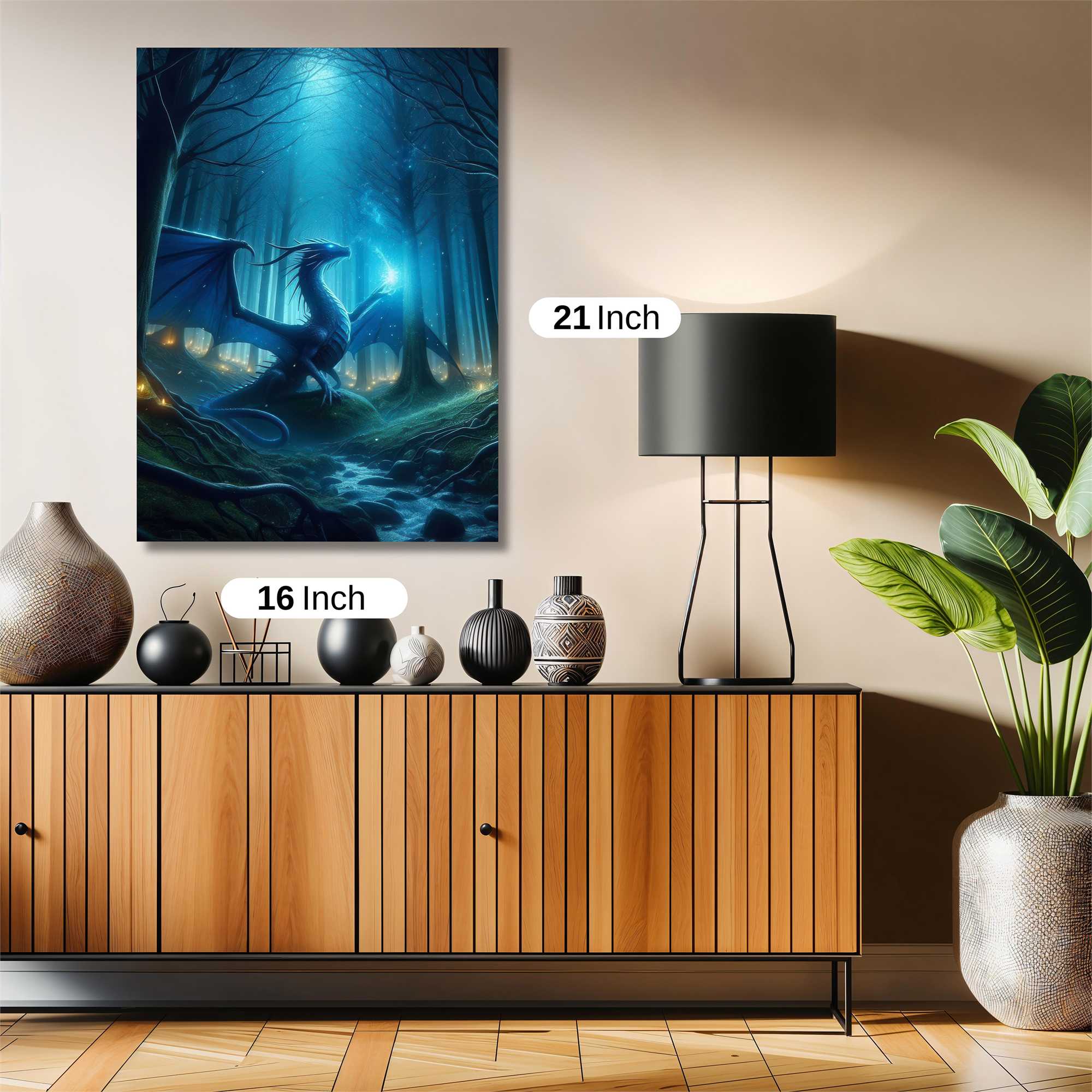 Dragon Enchanting Safe Wall Magnetic / M