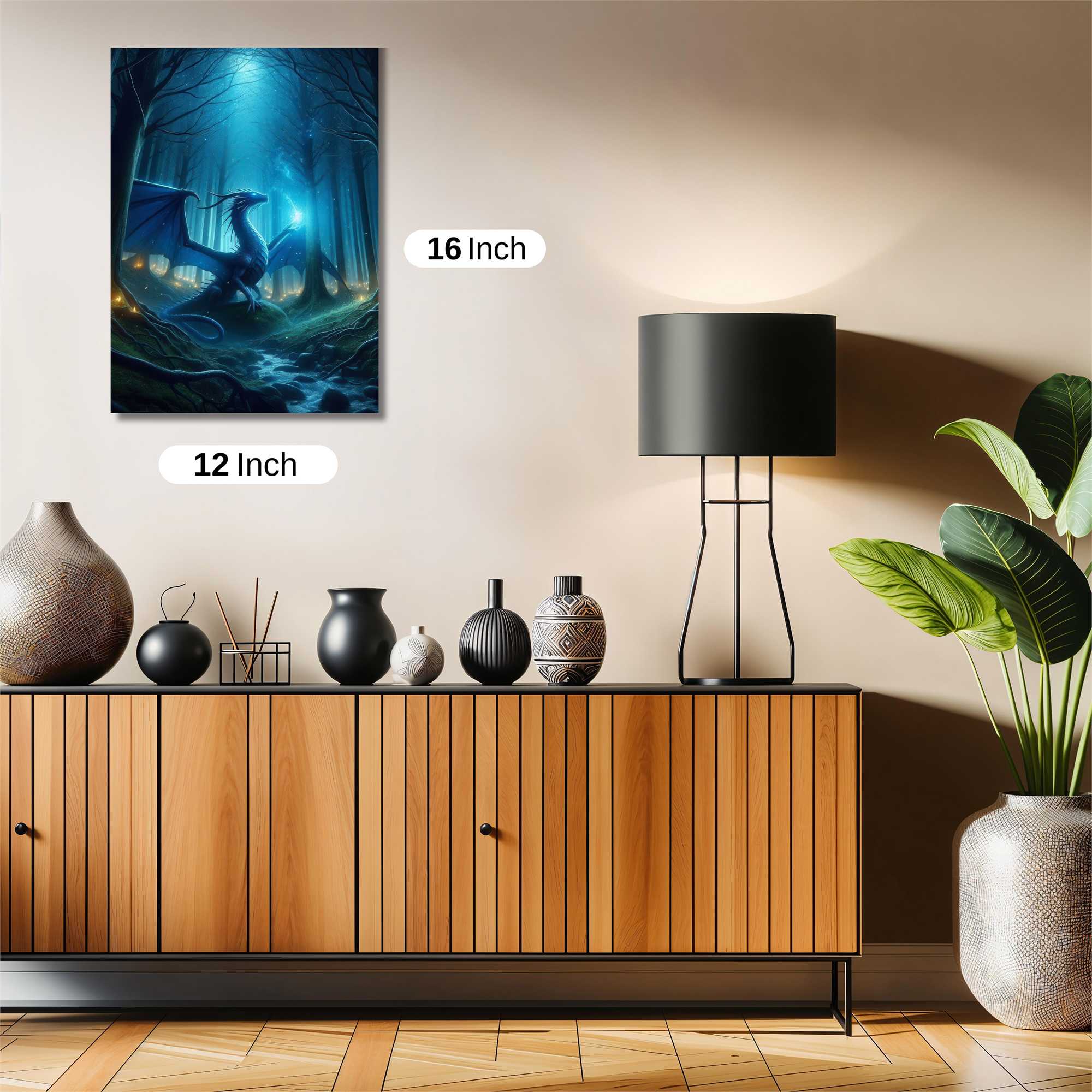 Dragon Enchanting Safe Wall Magnetic / M