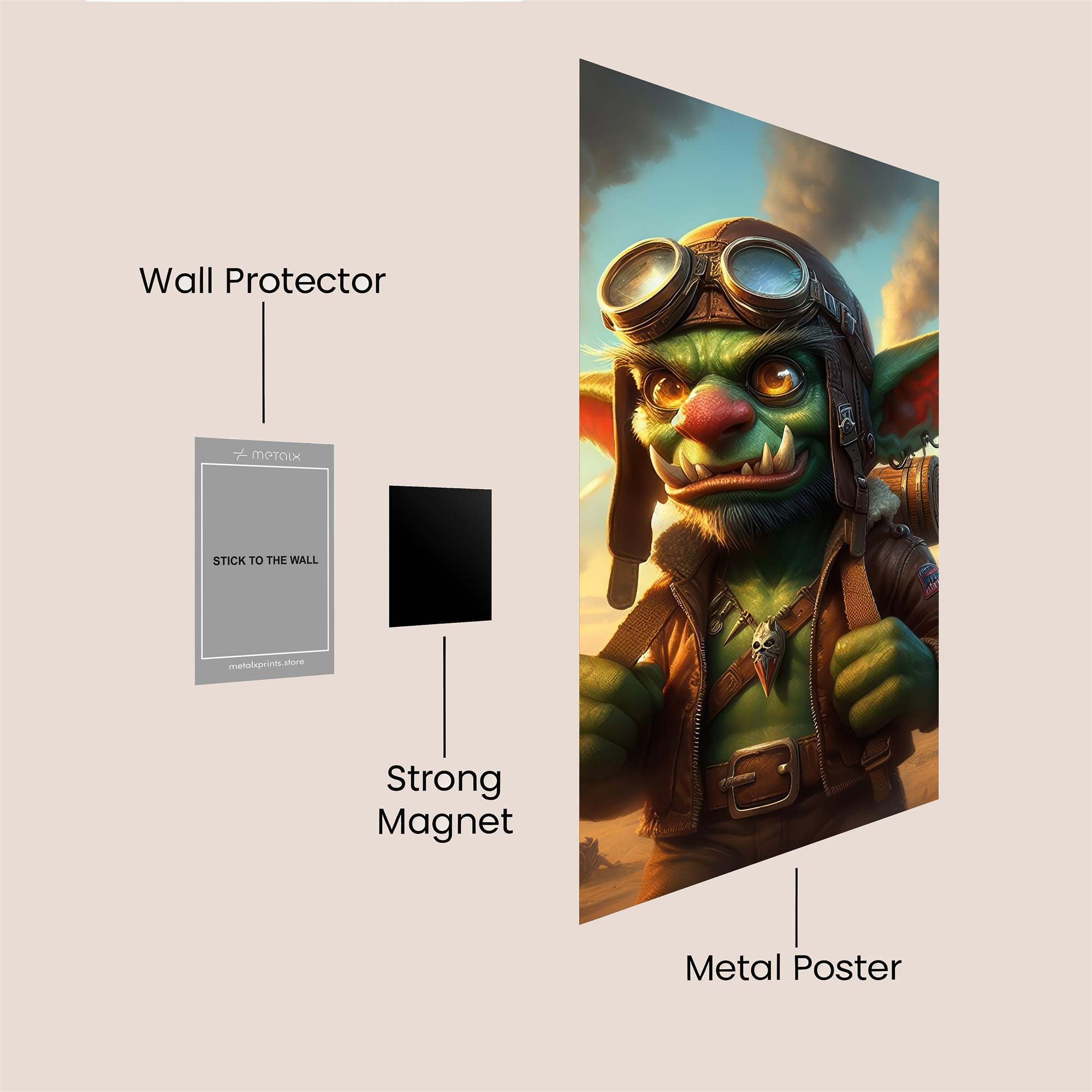 Goblin Maverick Safe Wall Magnetic / M