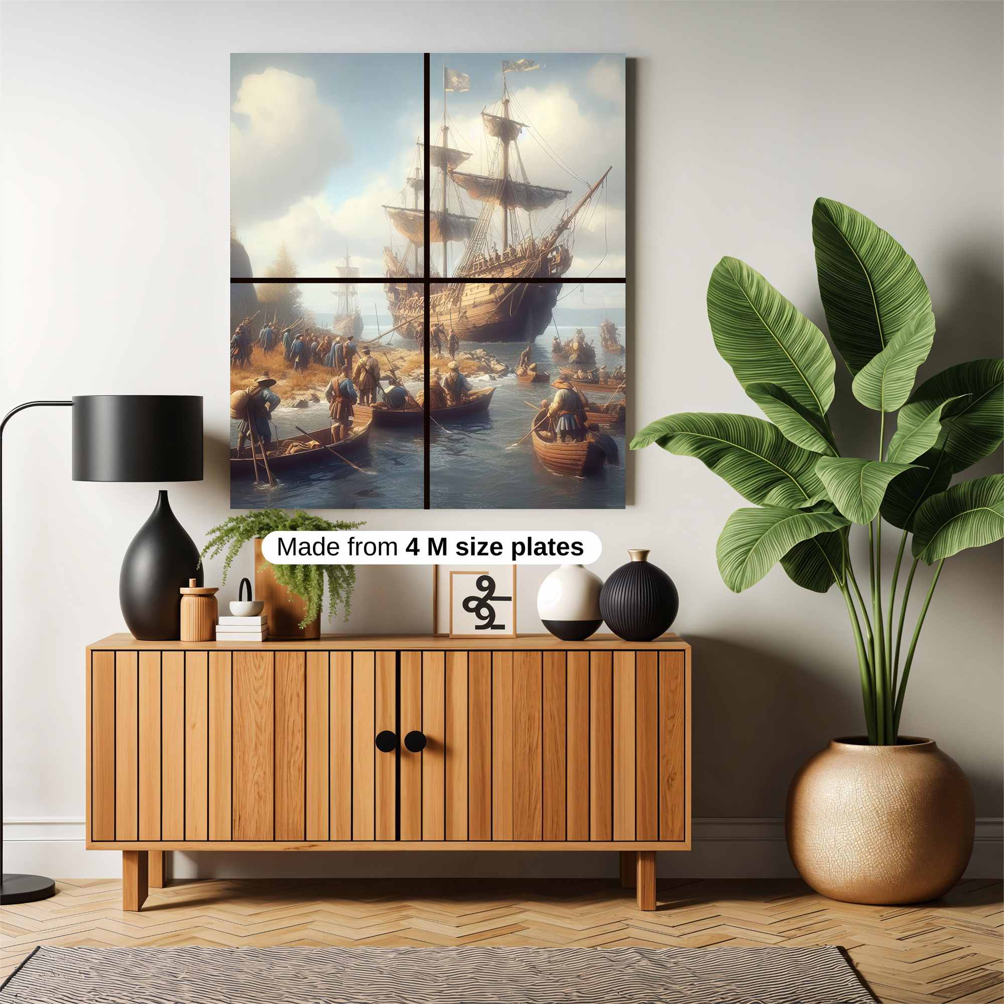 Mayflower Voyage Safe Wall Magnetic / M