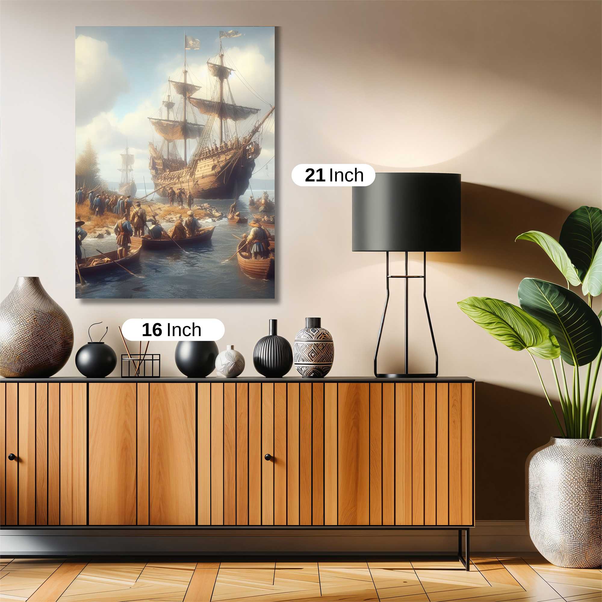 Mayflower Voyage Safe Wall Magnetic / M