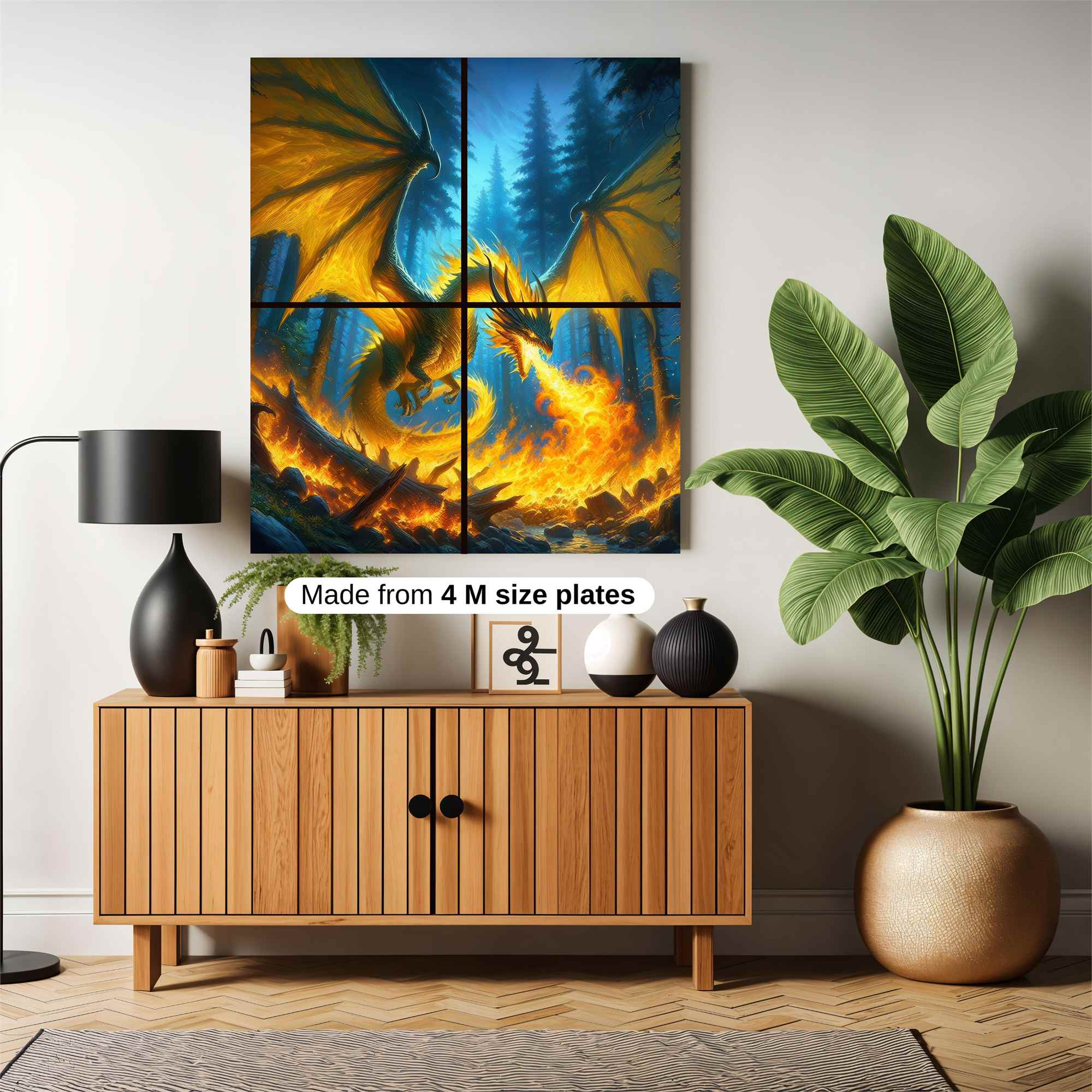 Dragon Blaze Safe Wall Magnetic / M