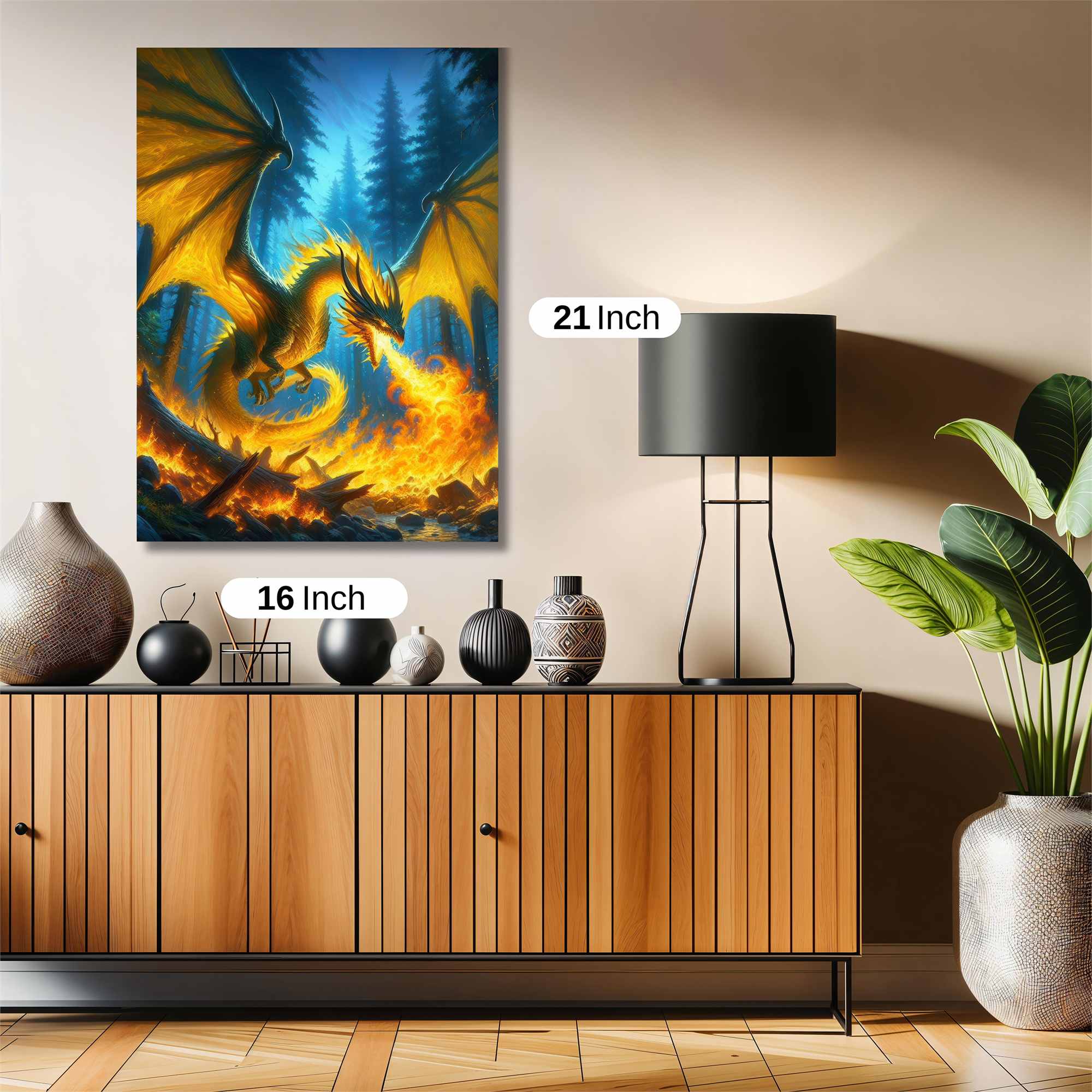 Dragon Blaze Safe Wall Magnetic / M