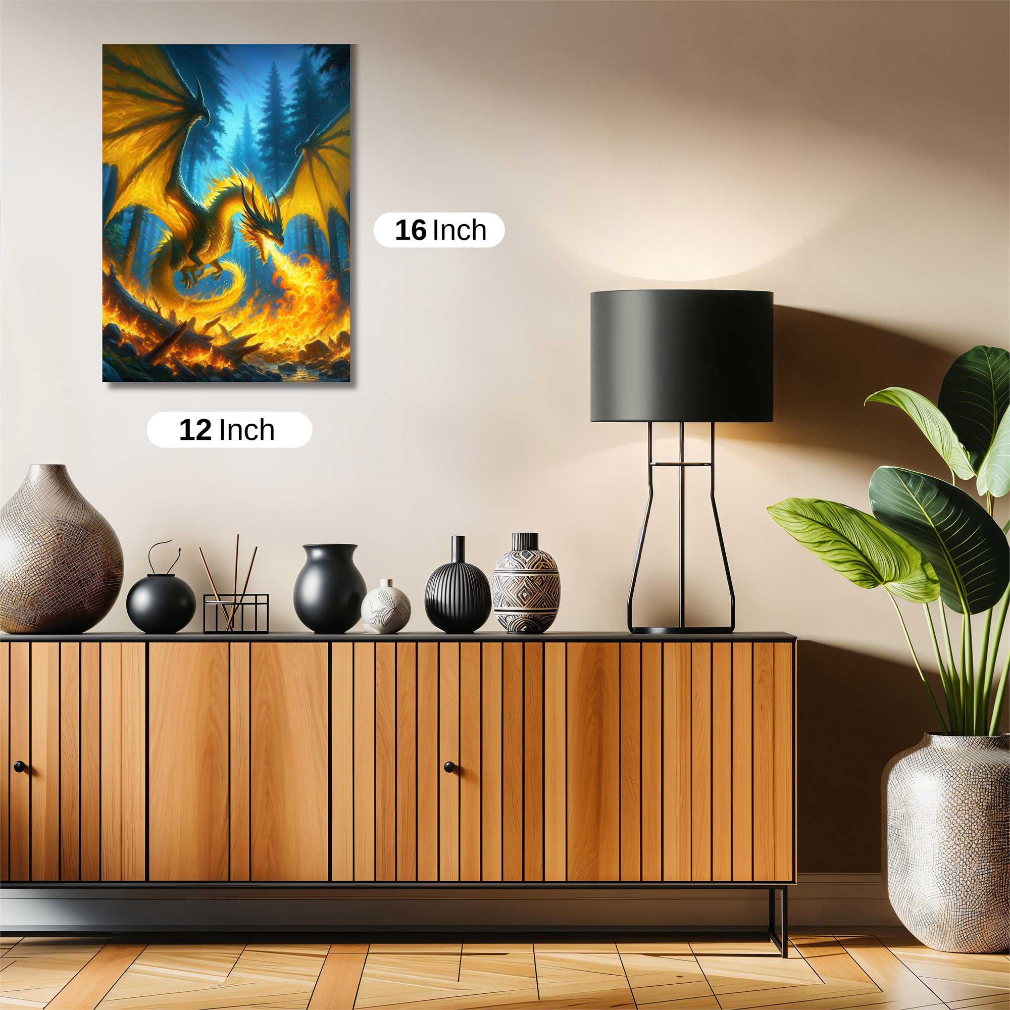 Dragon Blaze Safe Wall Magnetic / M