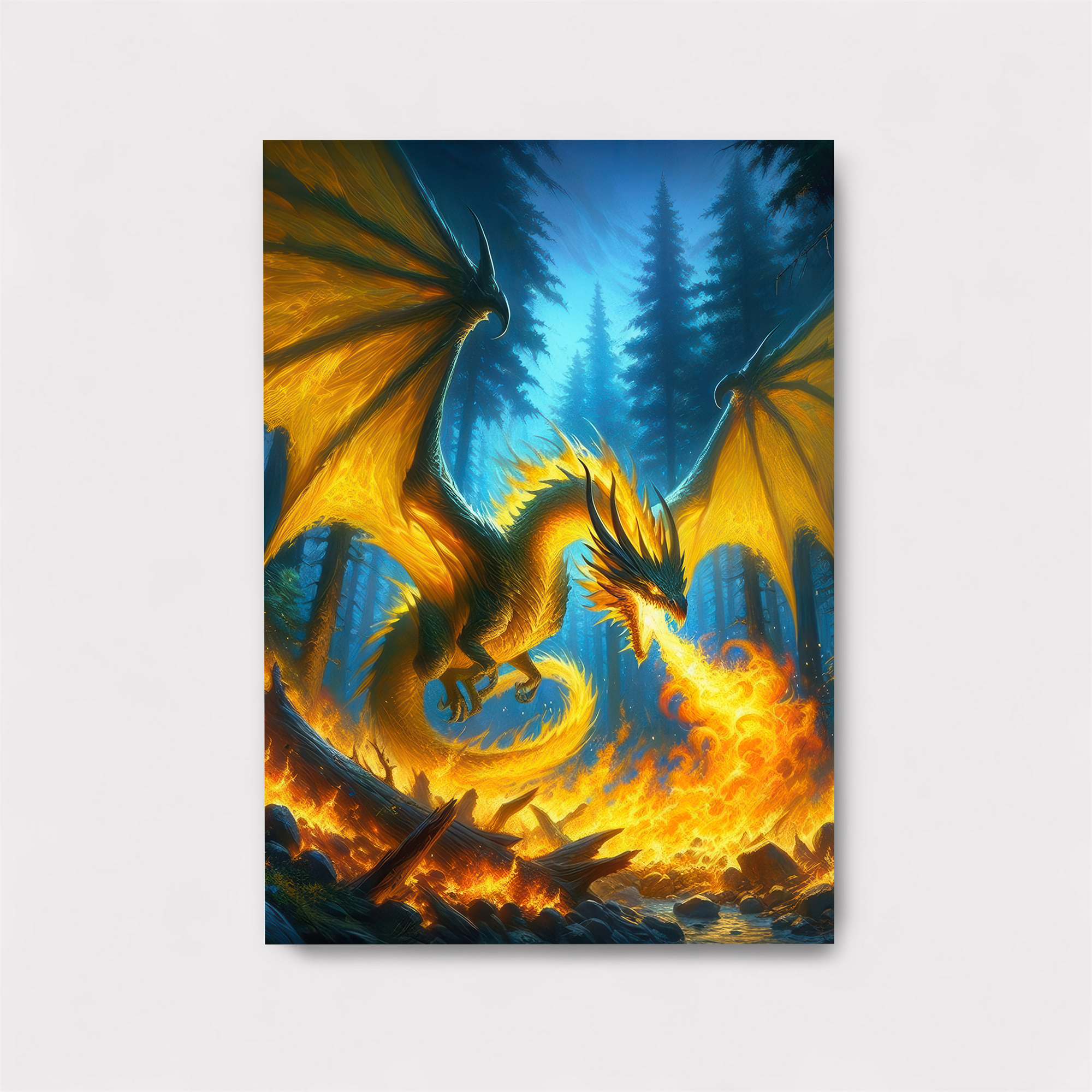 Dragon Blaze Safe Wall Magnetic / M