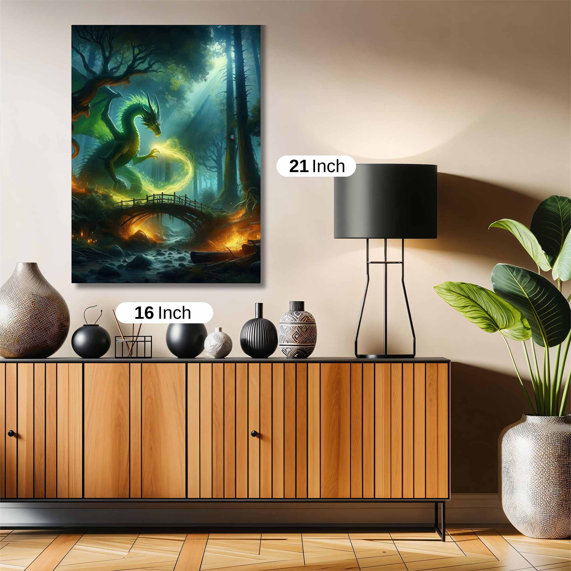 Dragon Enchantment Safe Wall Magnetic / M