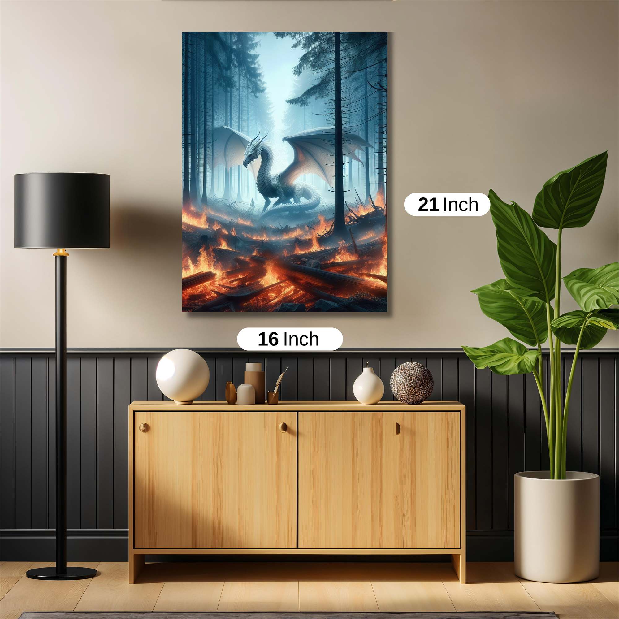 Dragon Serenity Safe Wall Magnetic / M