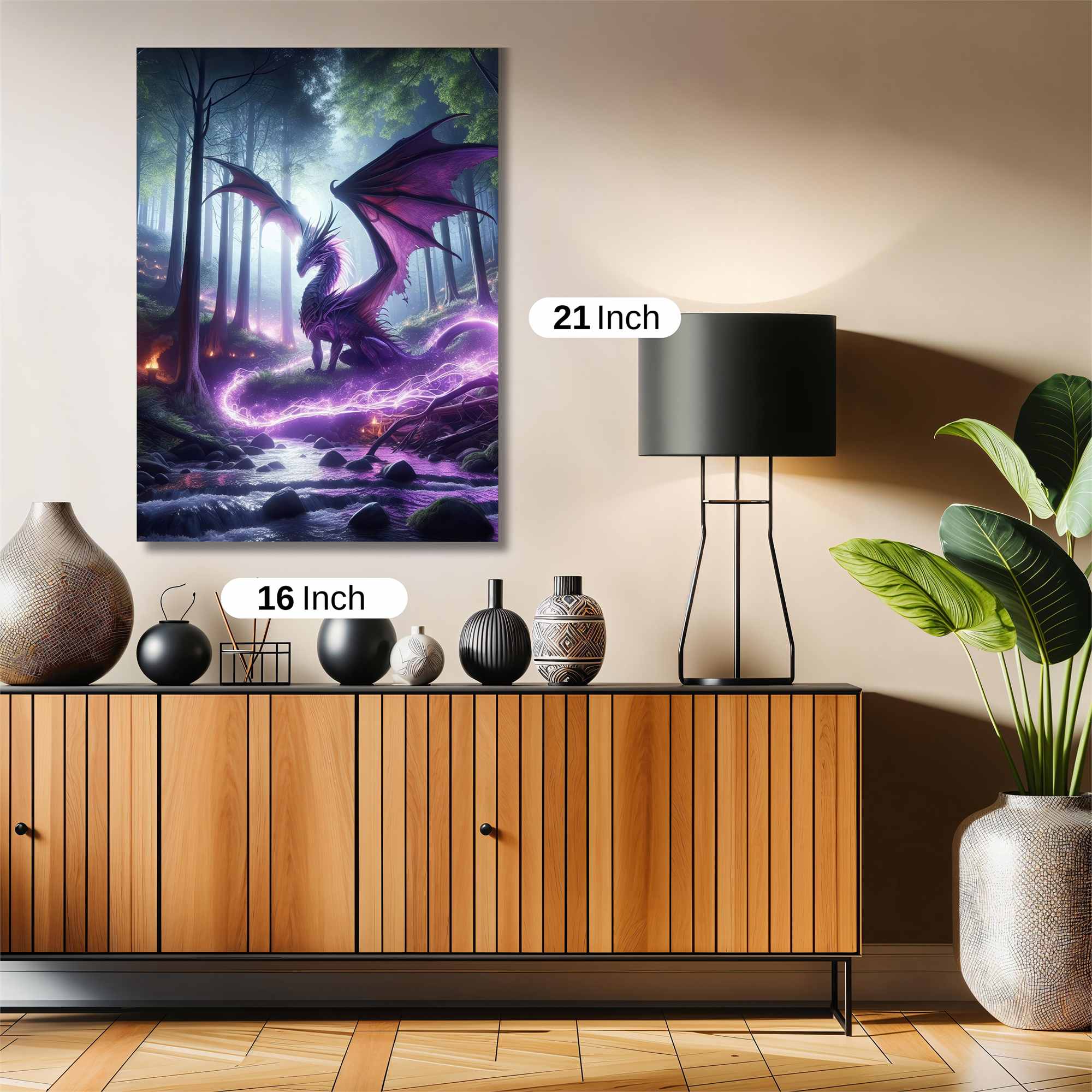 Dragon Enchantment Safe Wall Magnetic / M