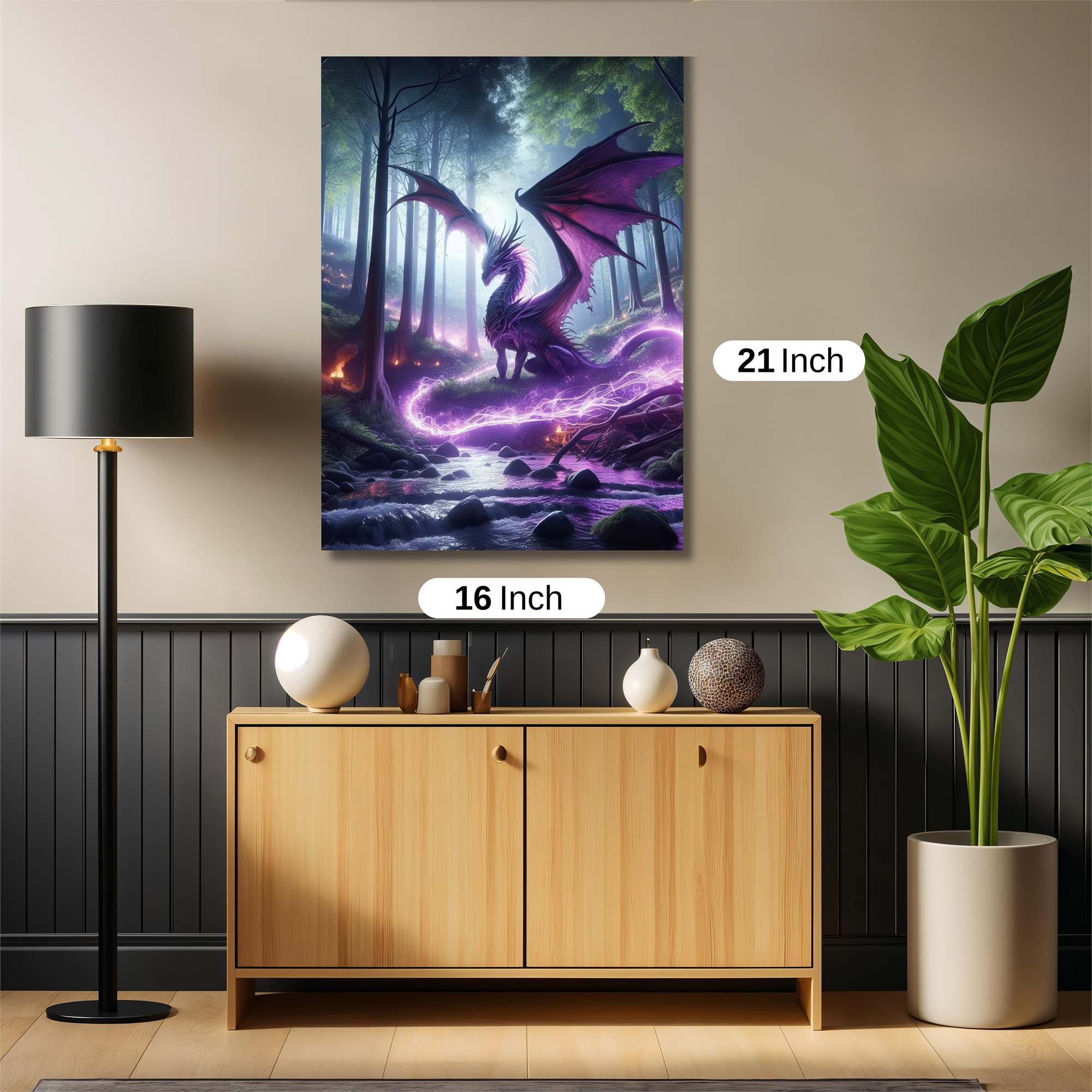 Dragon Enchantment Safe Wall Magnetic / M