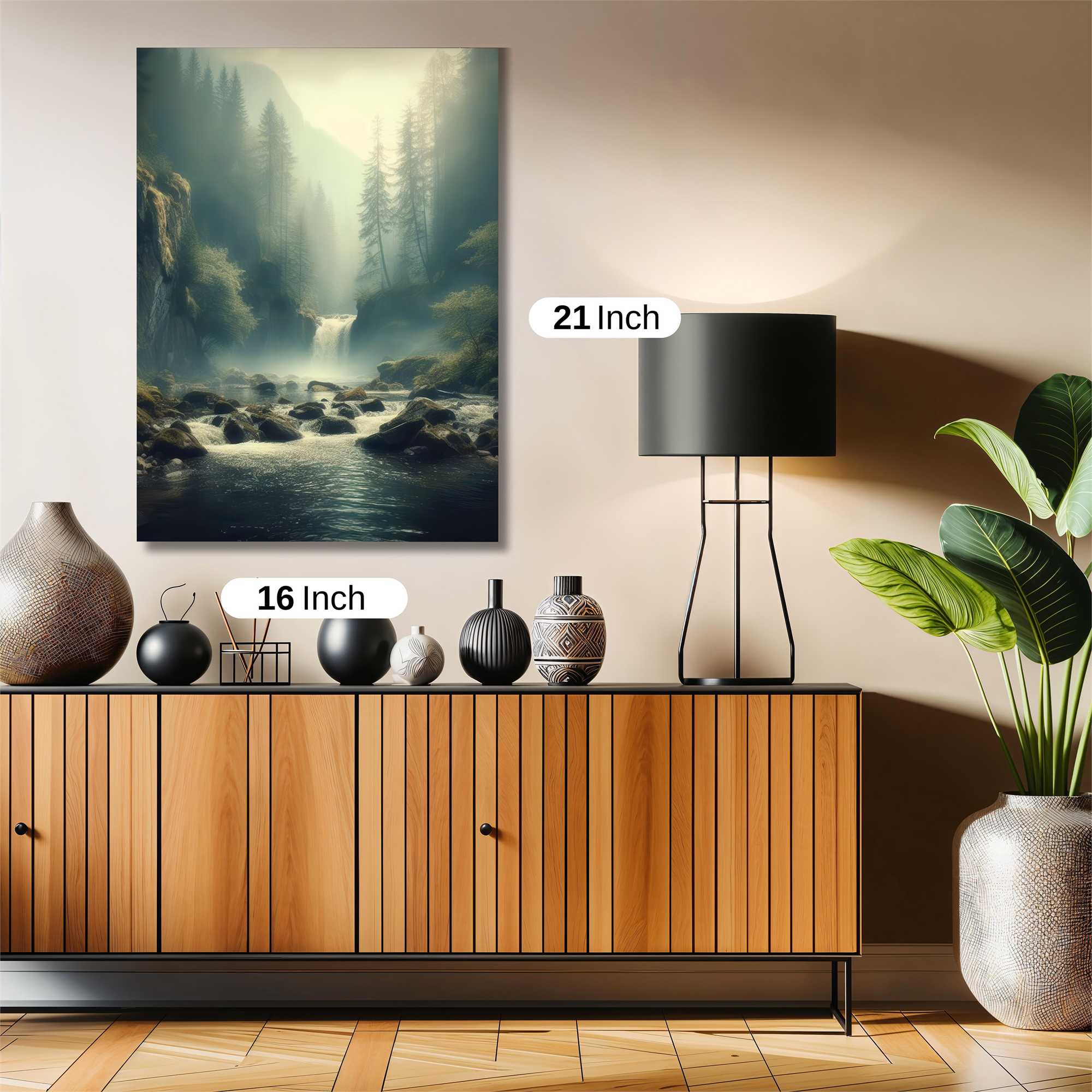 Mystic Waterfall Safe Wall Magnetic / M