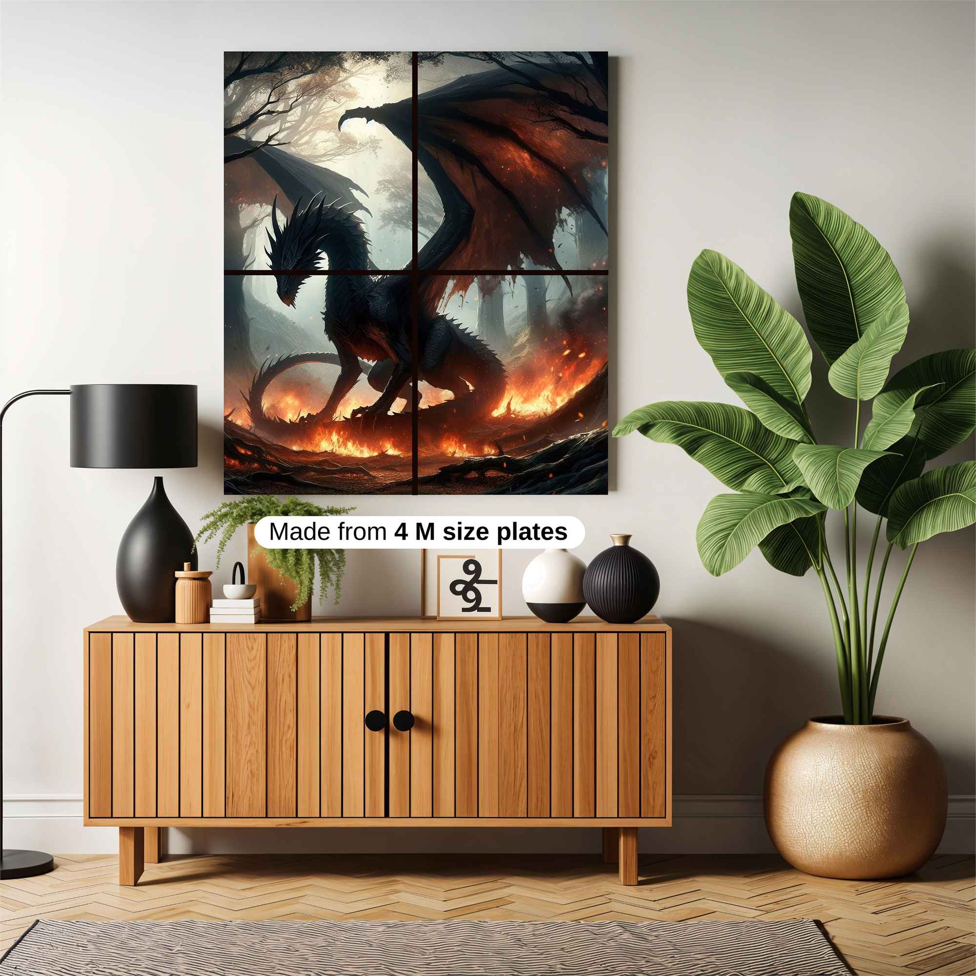 Dragon Blaze Safe Wall Magnetic / M