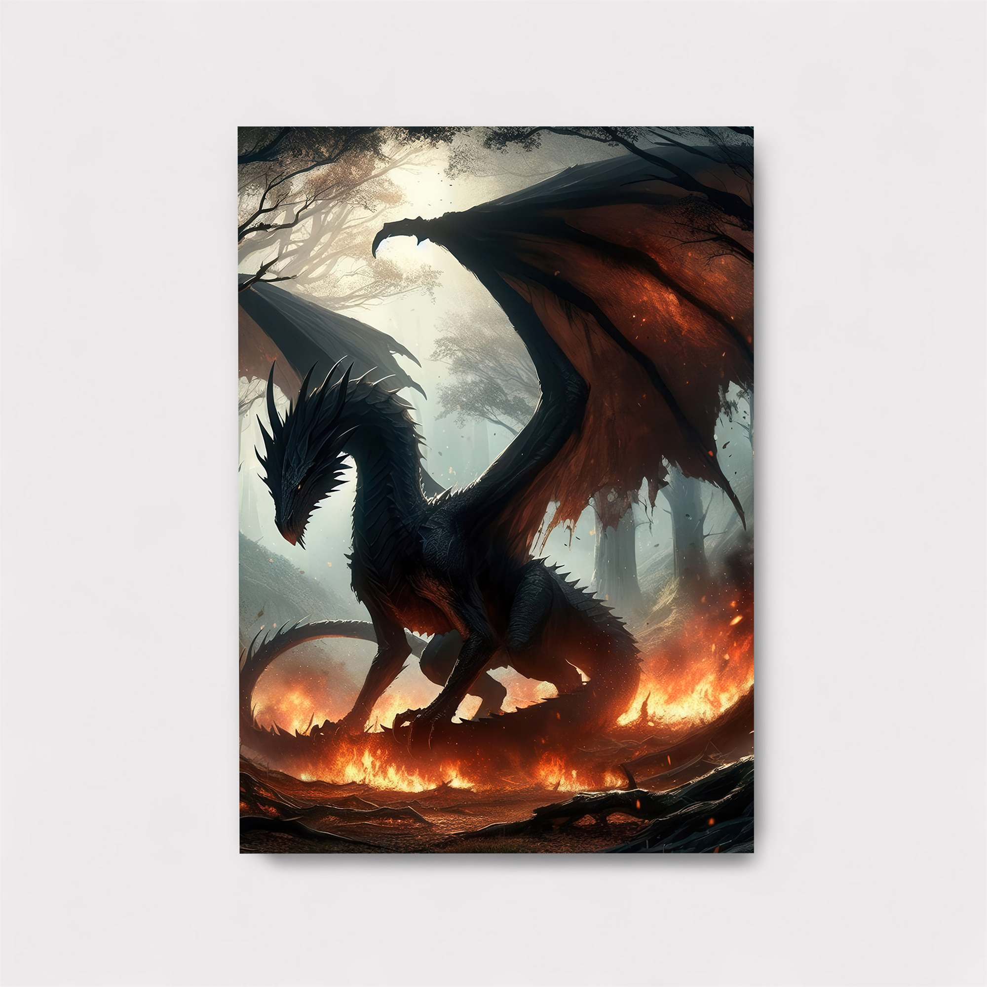 Dragon Blaze Safe Wall Magnetic / M