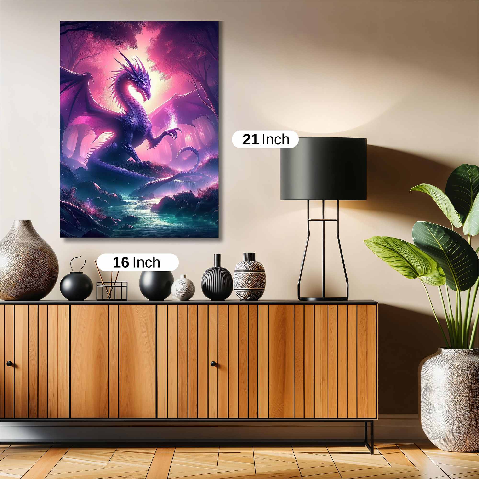 Dragon Enchantment Safe Wall Magnetic / M