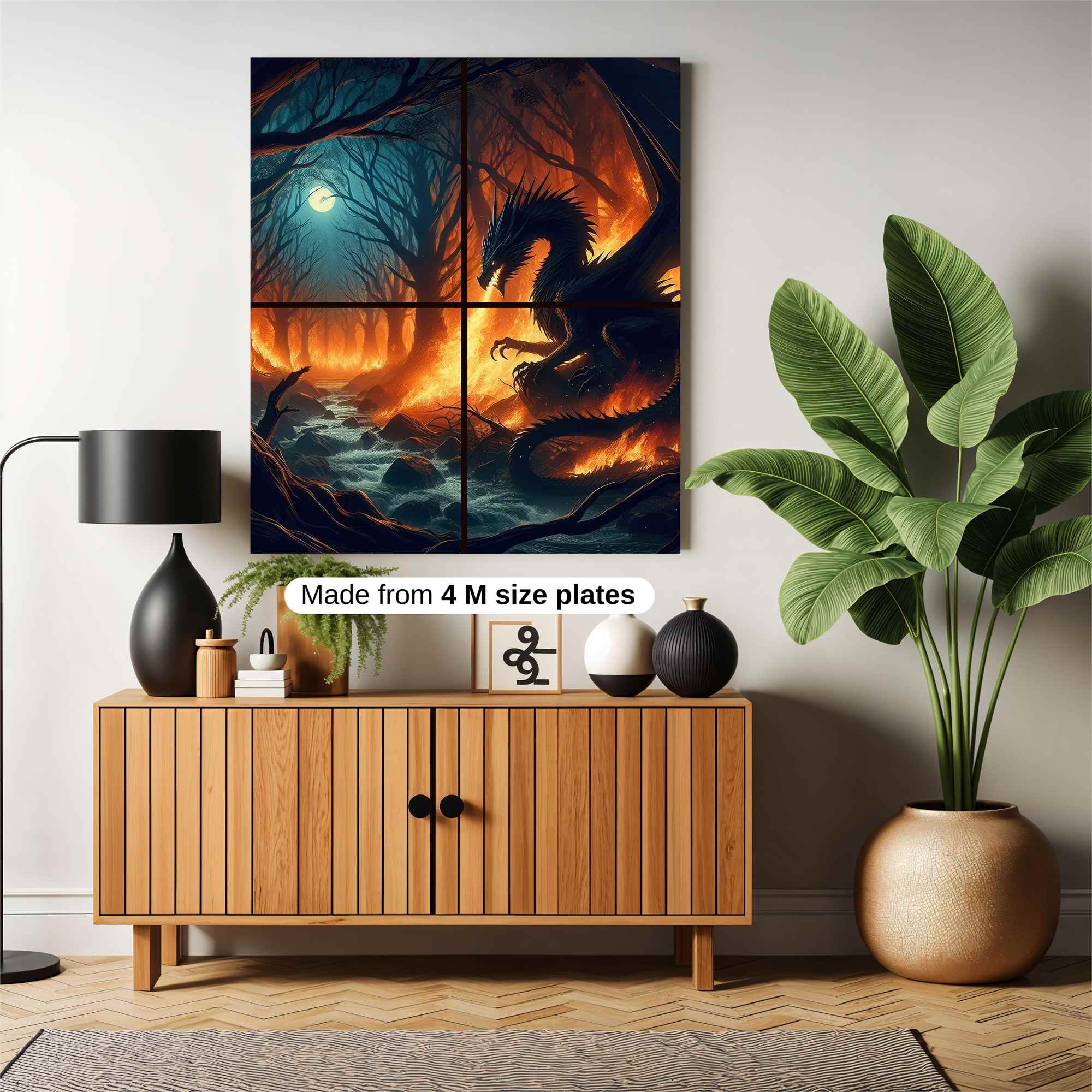 Dragon Inferno Safe Wall Magnetic / M