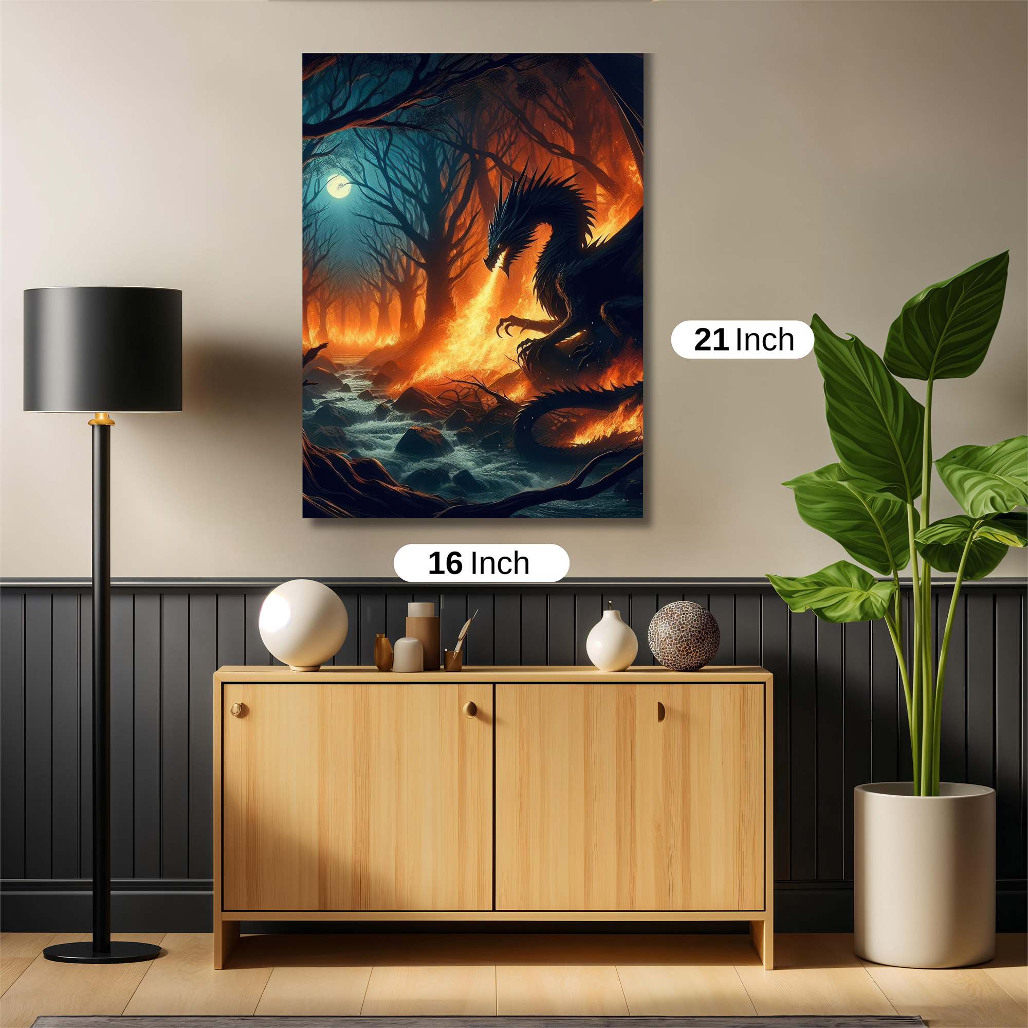 Dragon Inferno Safe Wall Magnetic / M