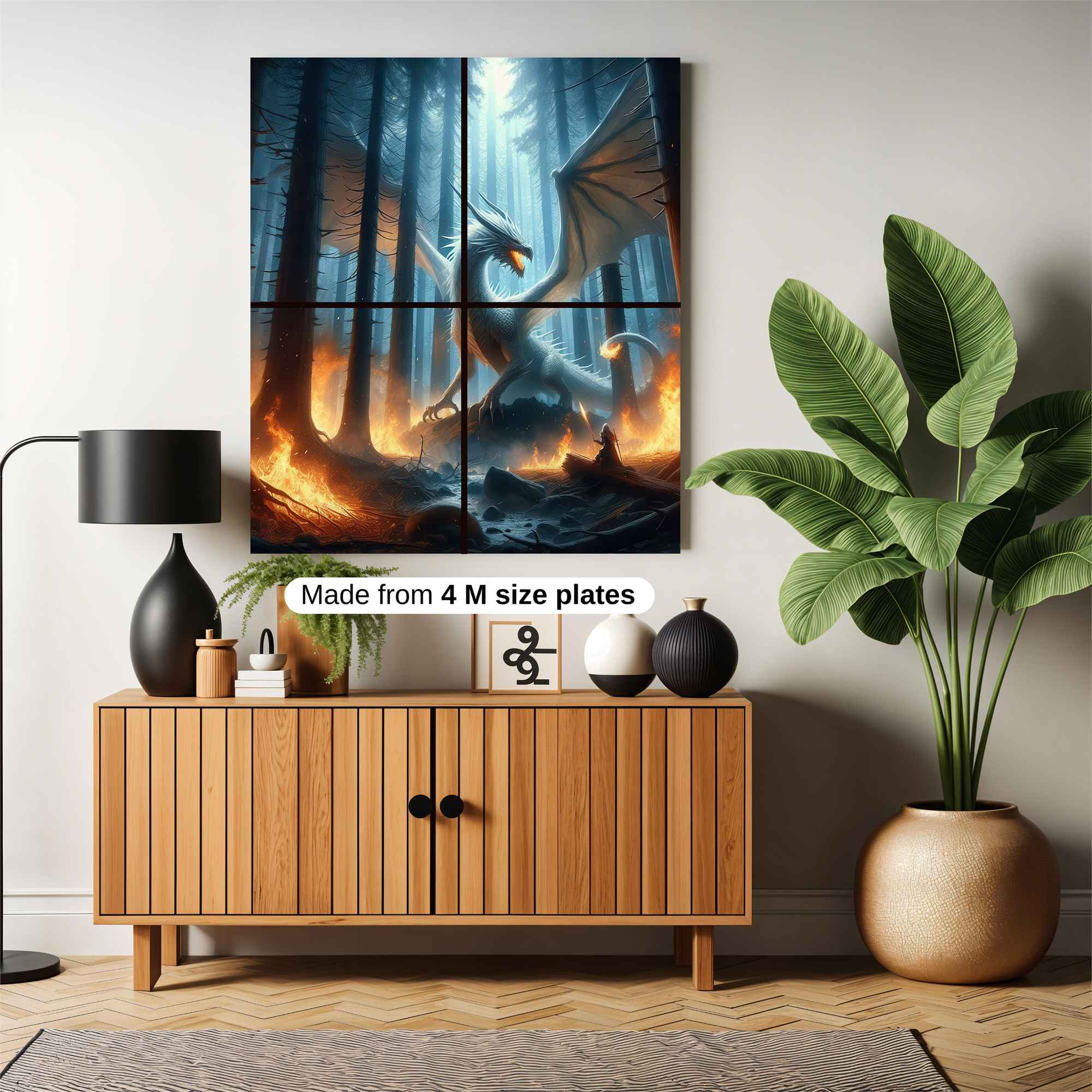 Dragon Blaze Safe Wall Magnetic / M