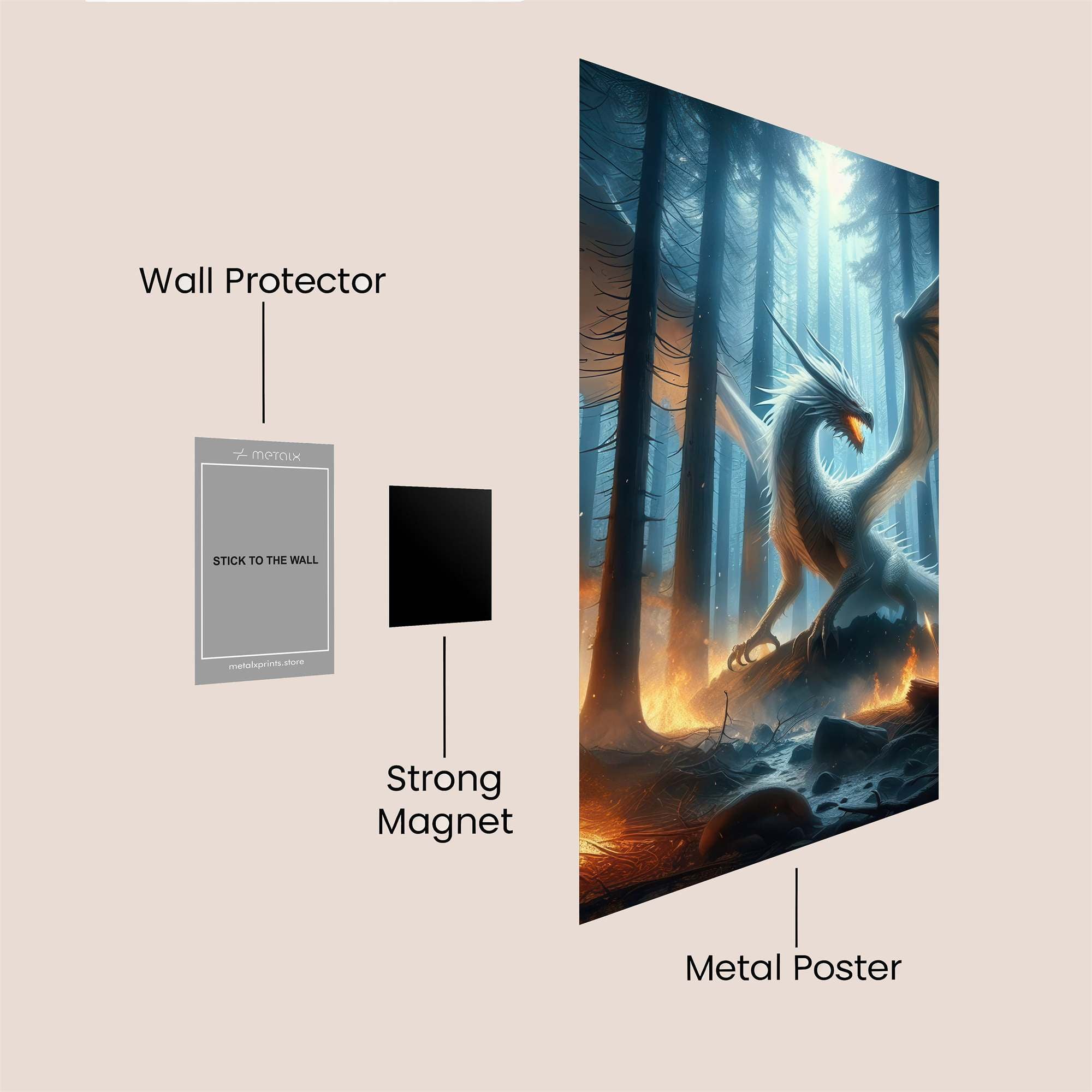 Dragon Blaze Safe Wall Magnetic / M