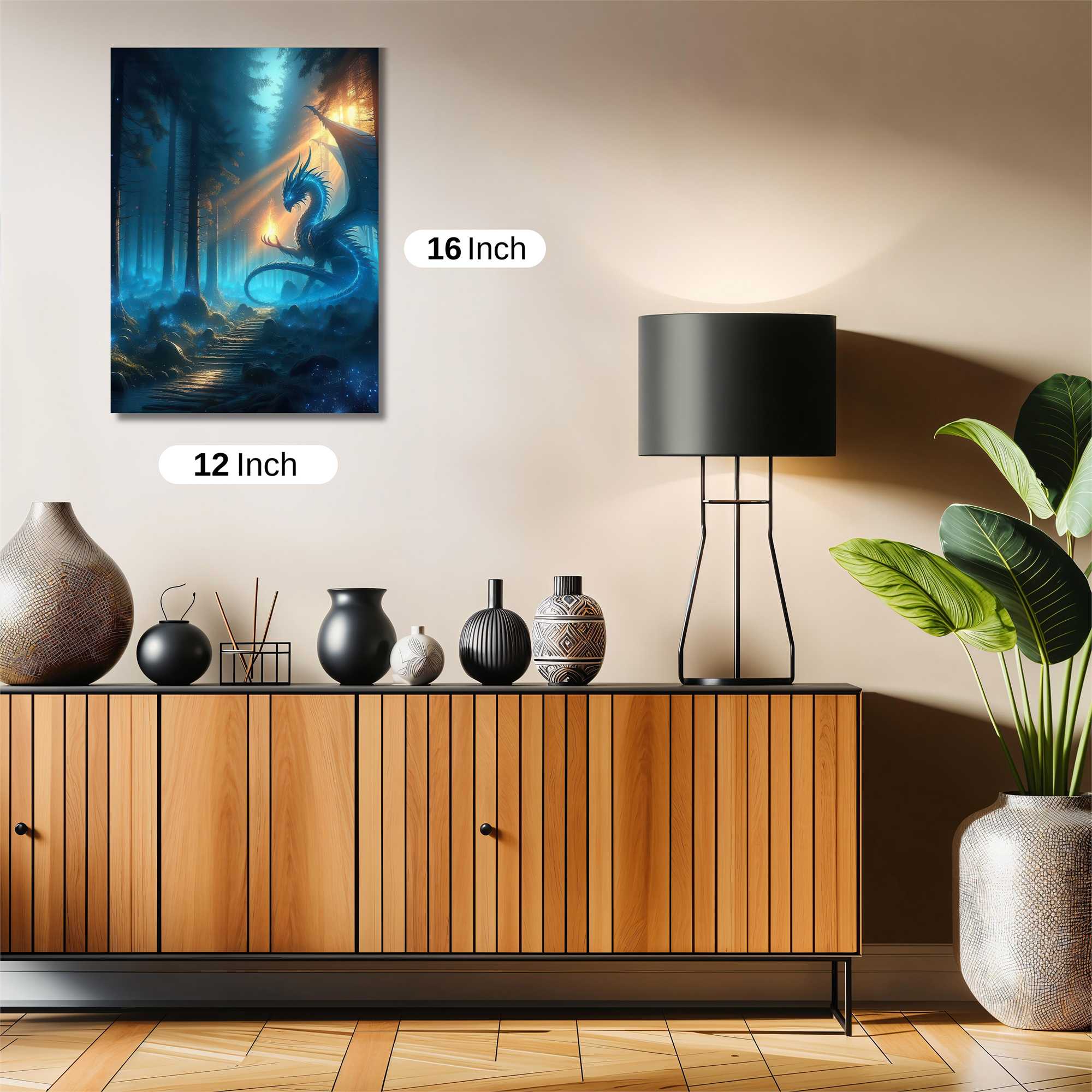 Dragon Enchantment Safe Wall Magnetic / M