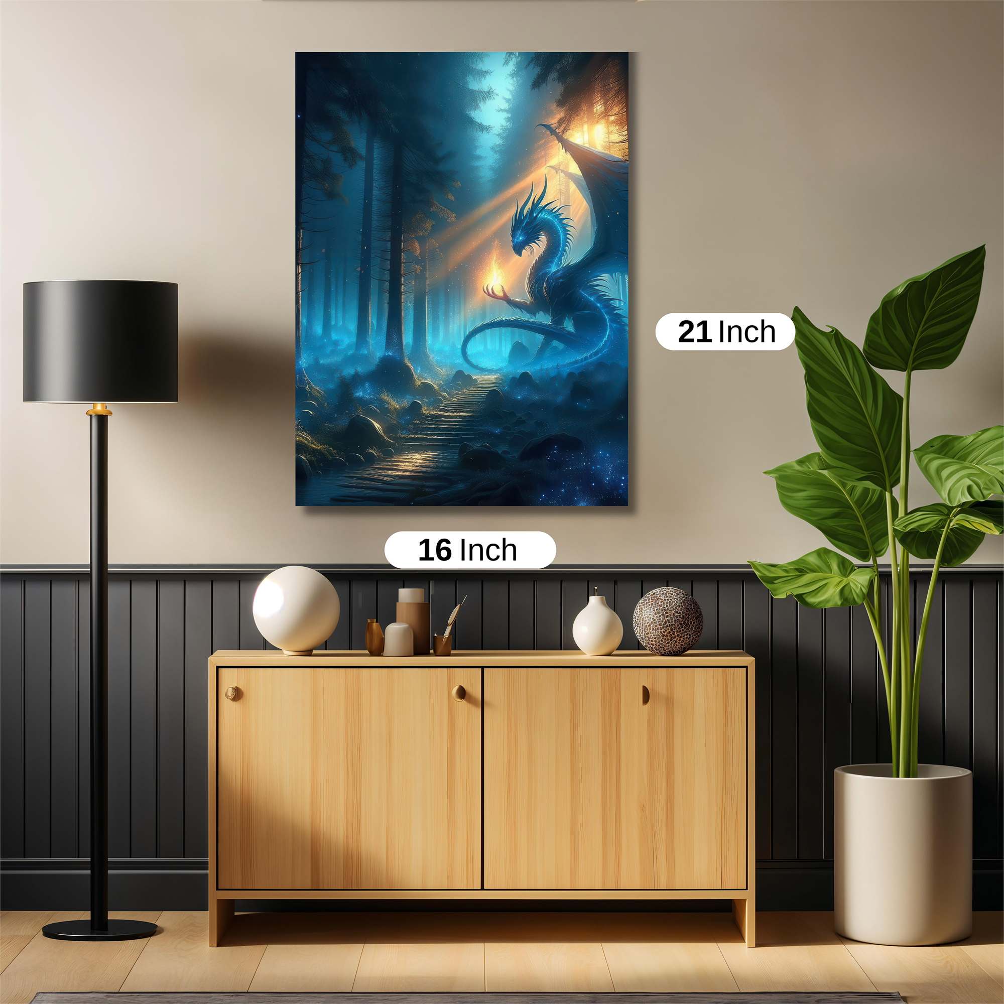 Dragon Enchantment Safe Wall Magnetic / M