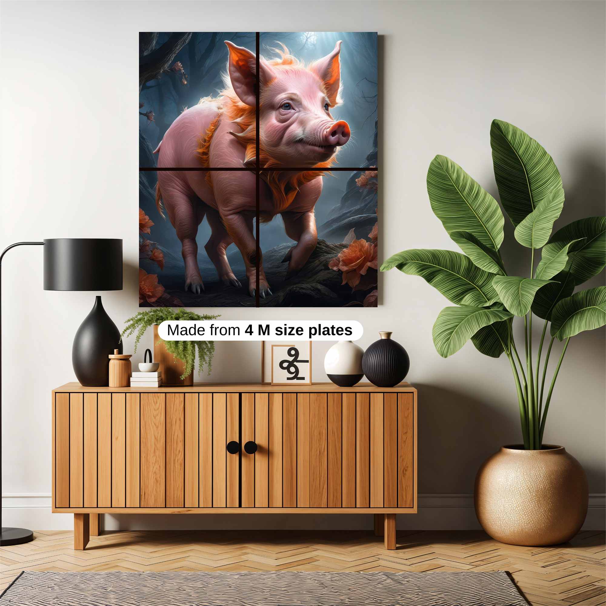 Mystic Pig Safe Wall Magnetic / M