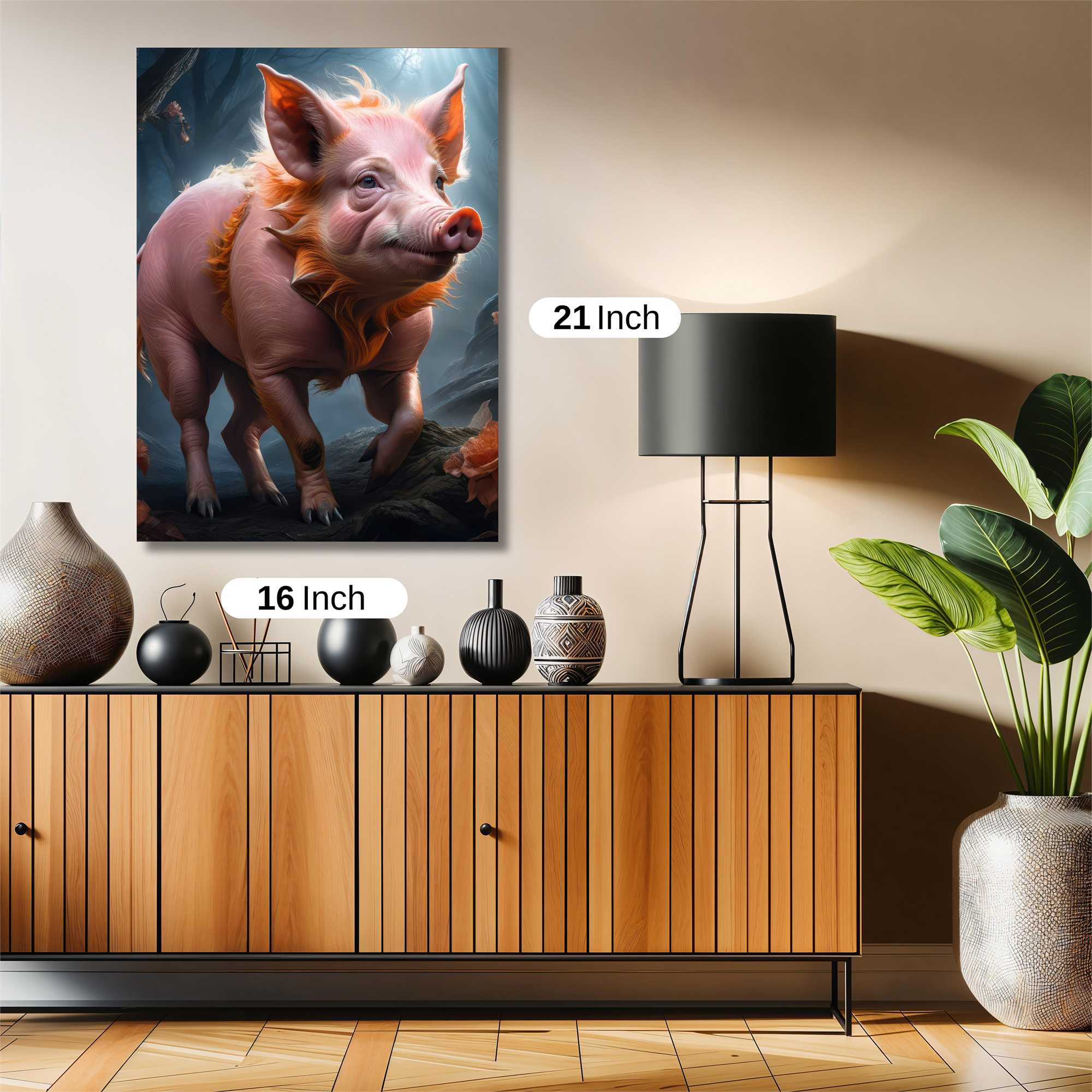 Mystic Pig Safe Wall Magnetic / M