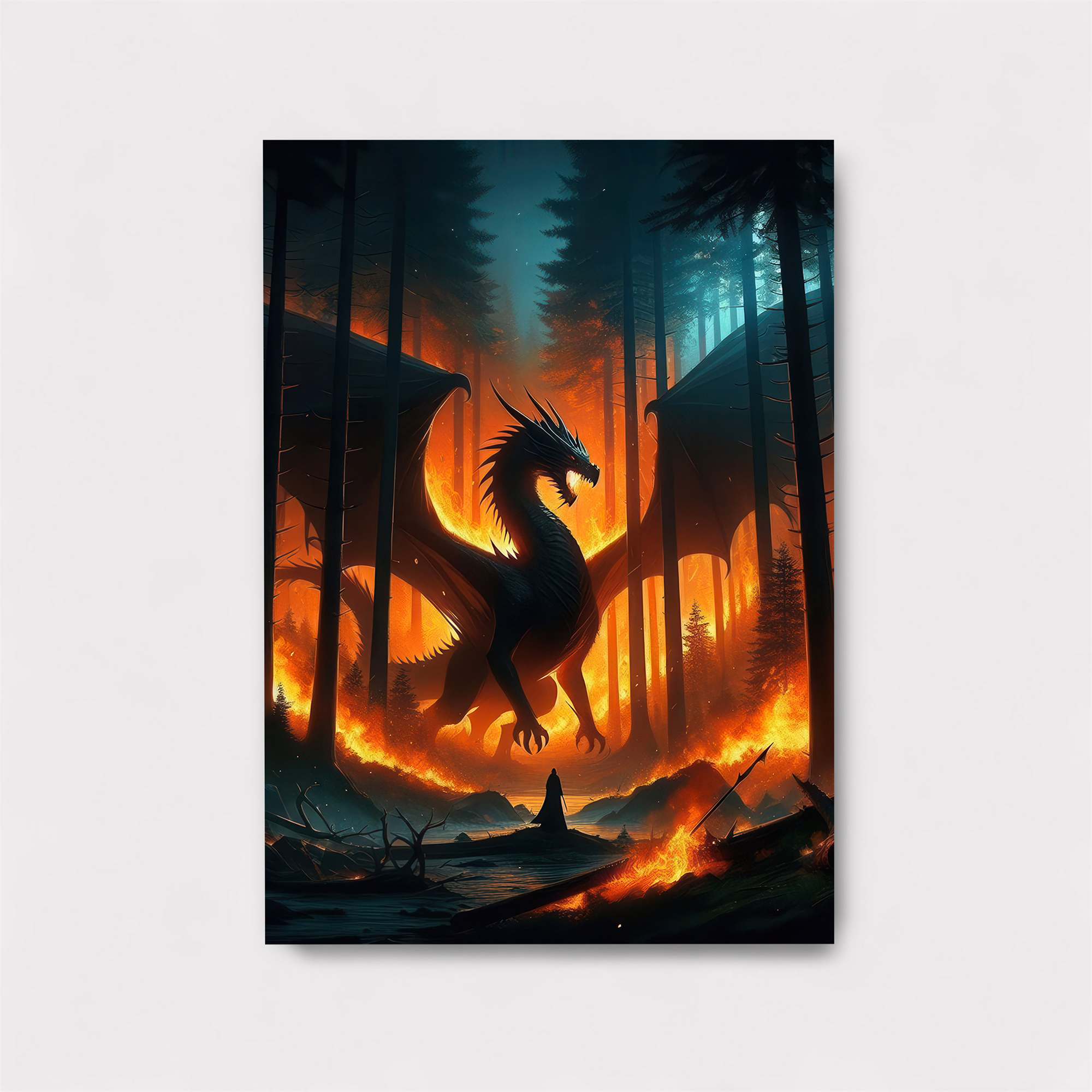 Dragon Blaze Safe Wall Magnetic / M