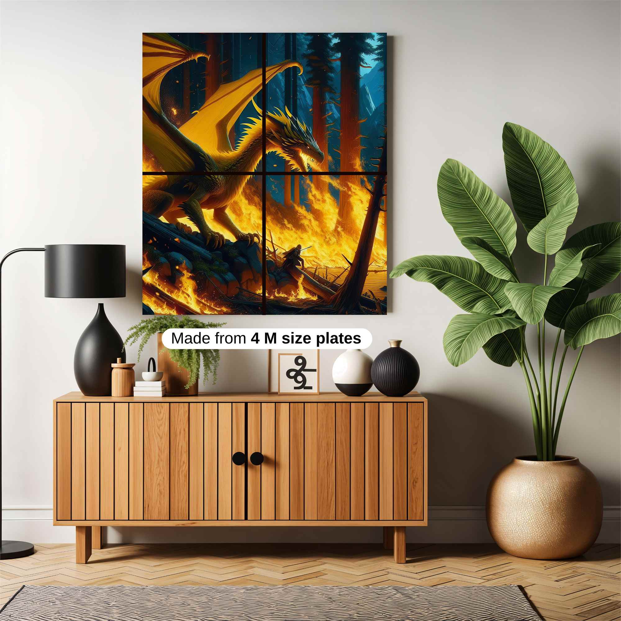 Dragon Blaze Safe Wall Magnetic / M