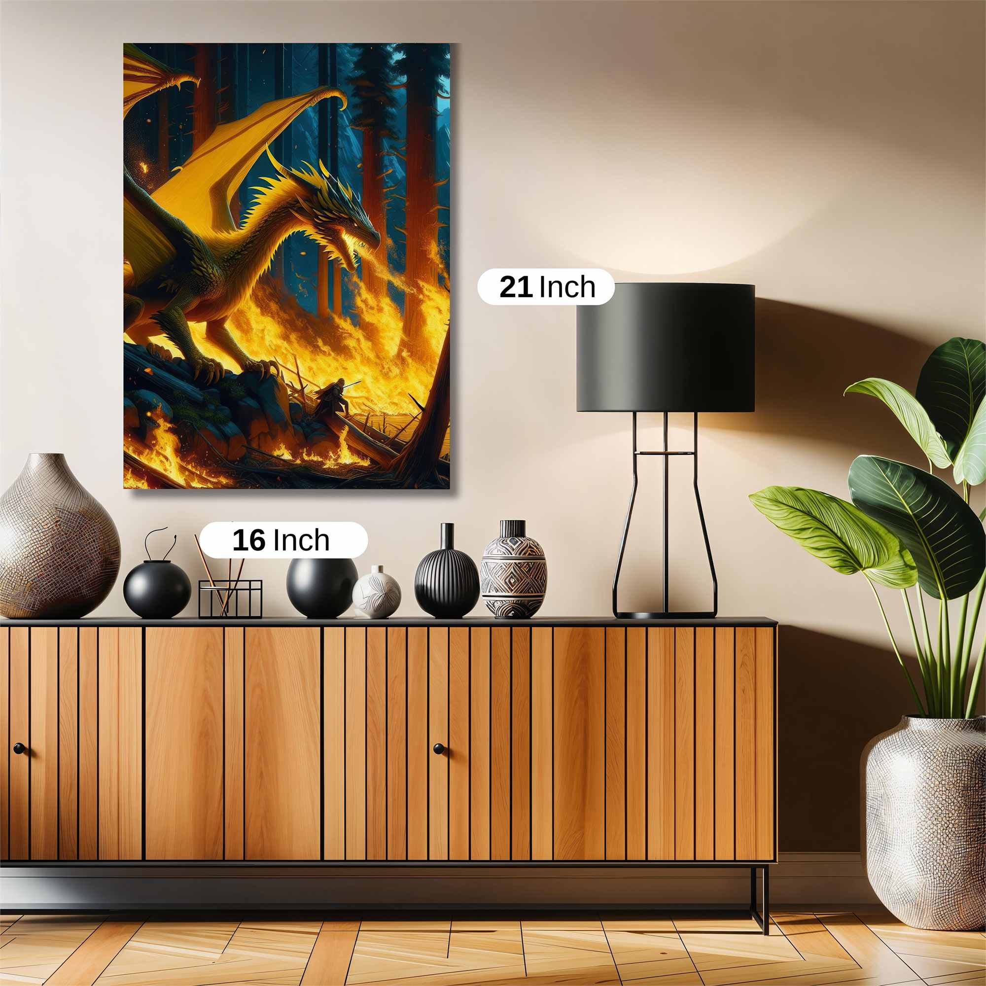 Dragon Blaze Safe Wall Magnetic / M