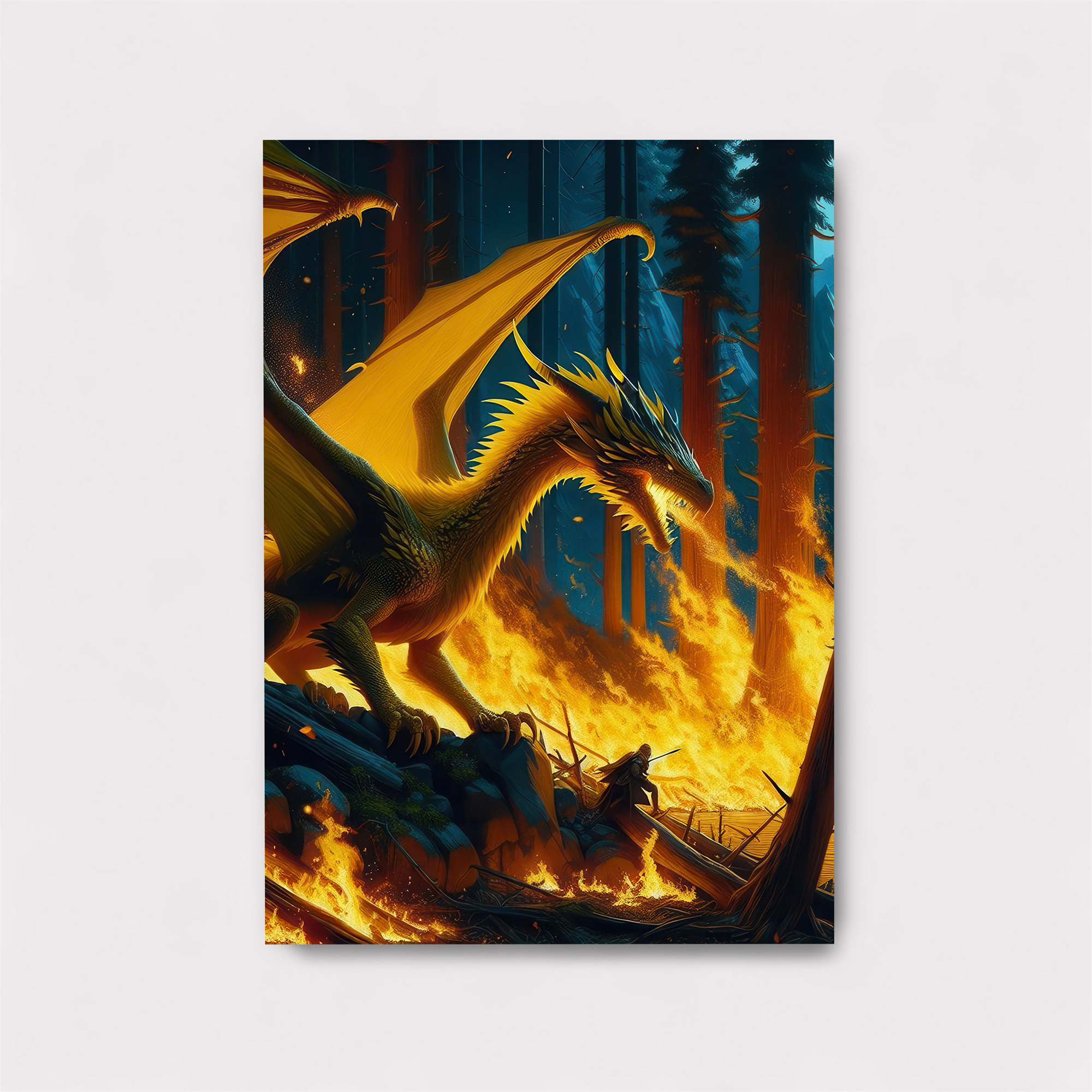 Dragon Blaze Safe Wall Magnetic / M
