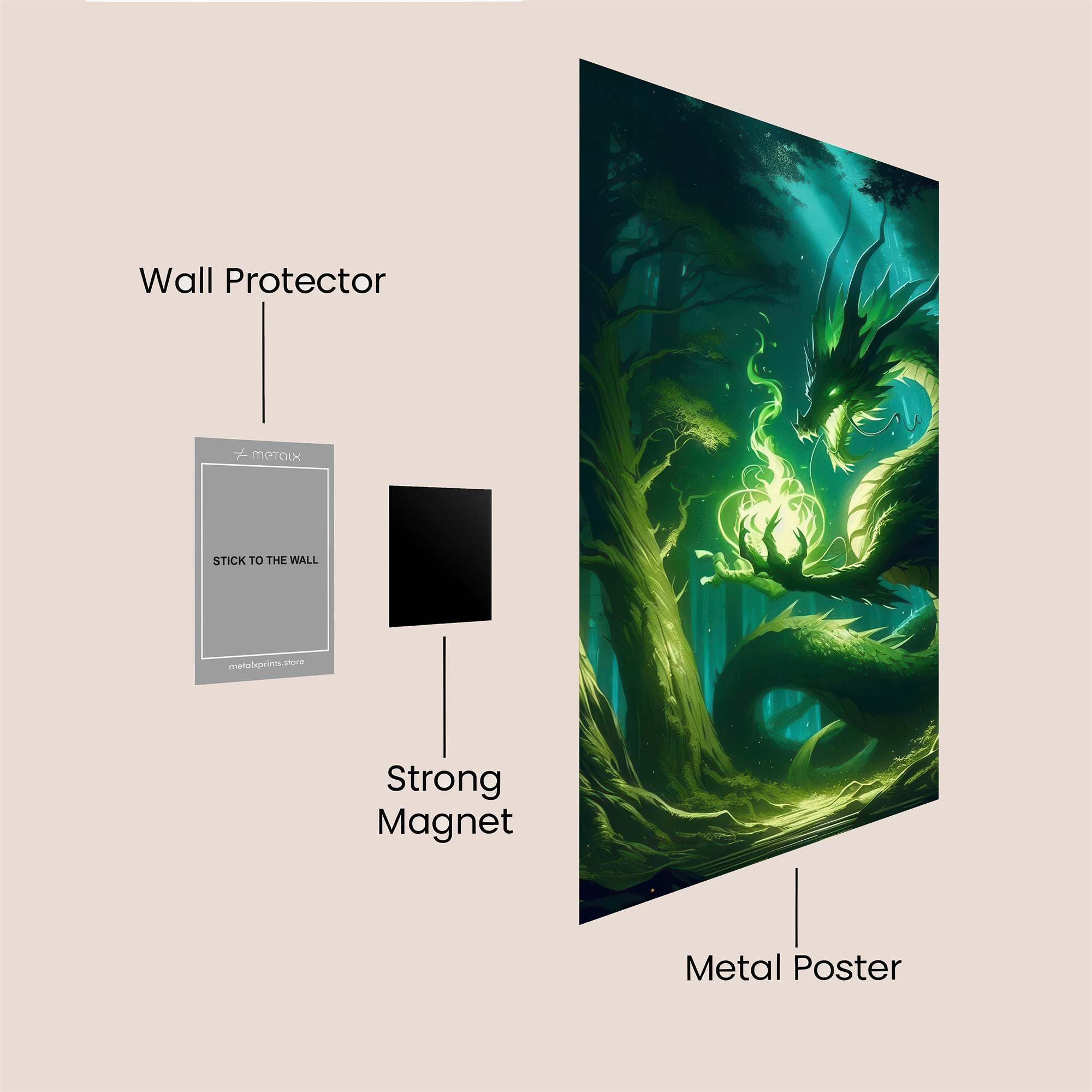 Forest Enigma Safe Wall Magnetic / M