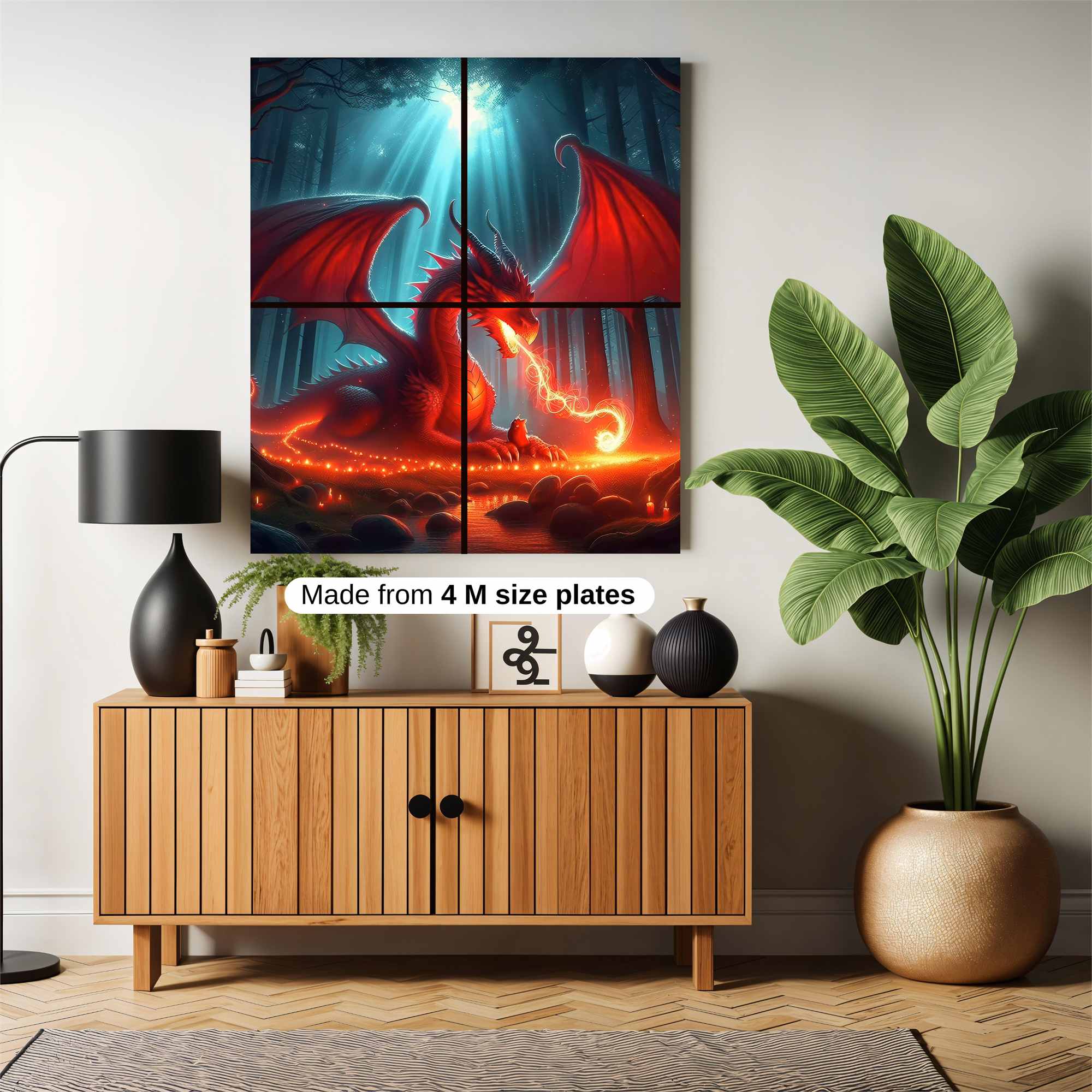 Dragon Enchantment Safe Wall Magnetic / M