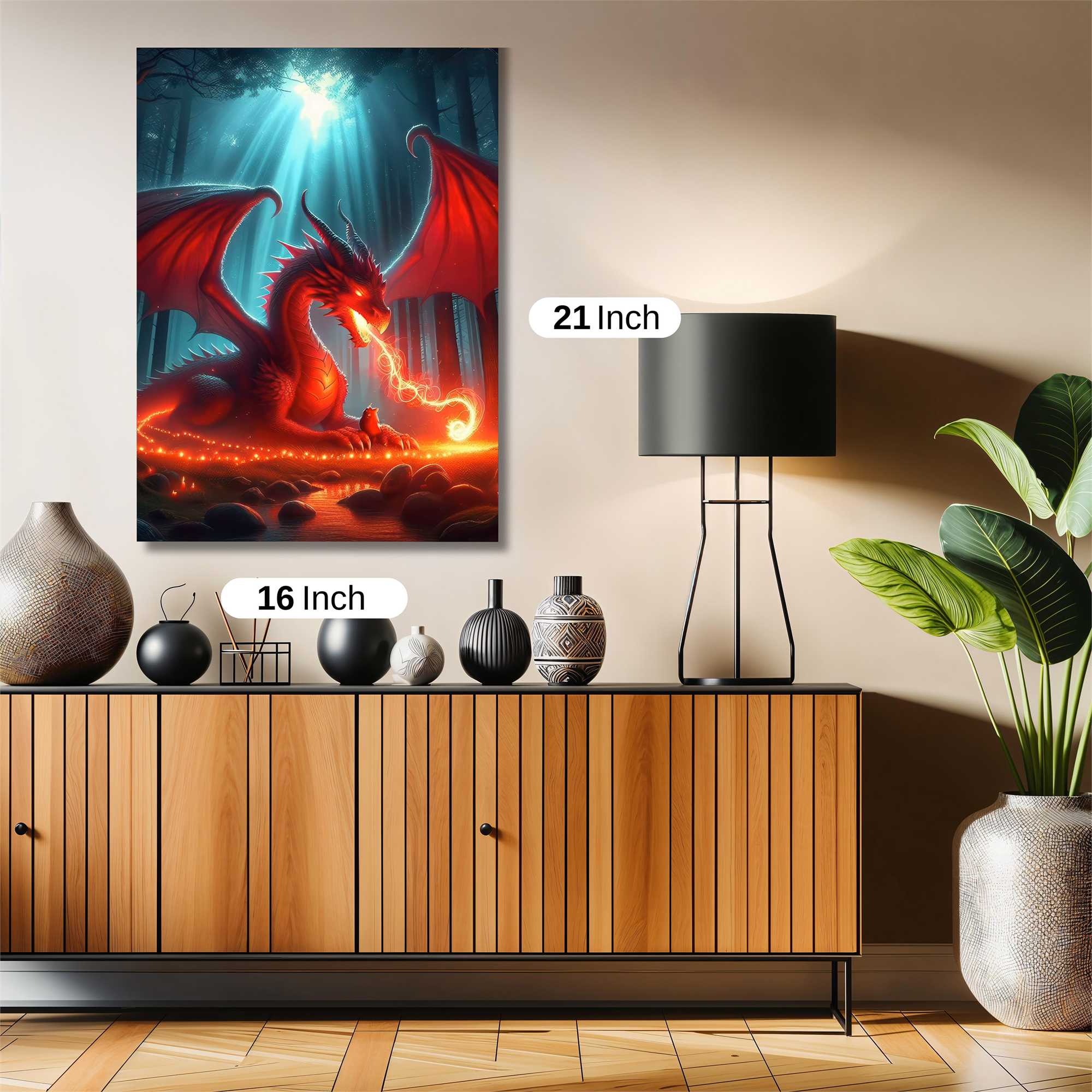 Dragon Enchantment Safe Wall Magnetic / M