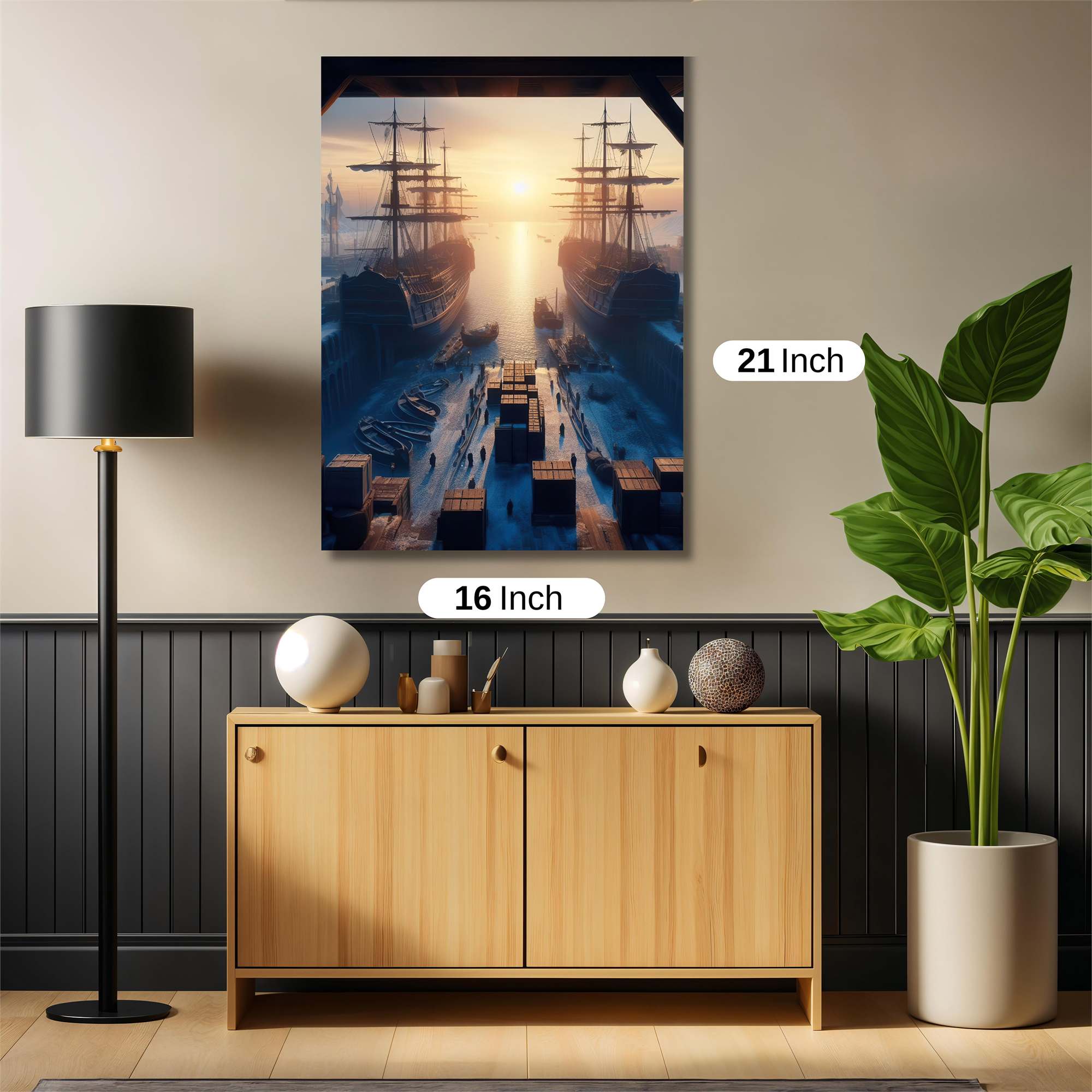 Sunset Serenity Safe Wall Magnetic / M