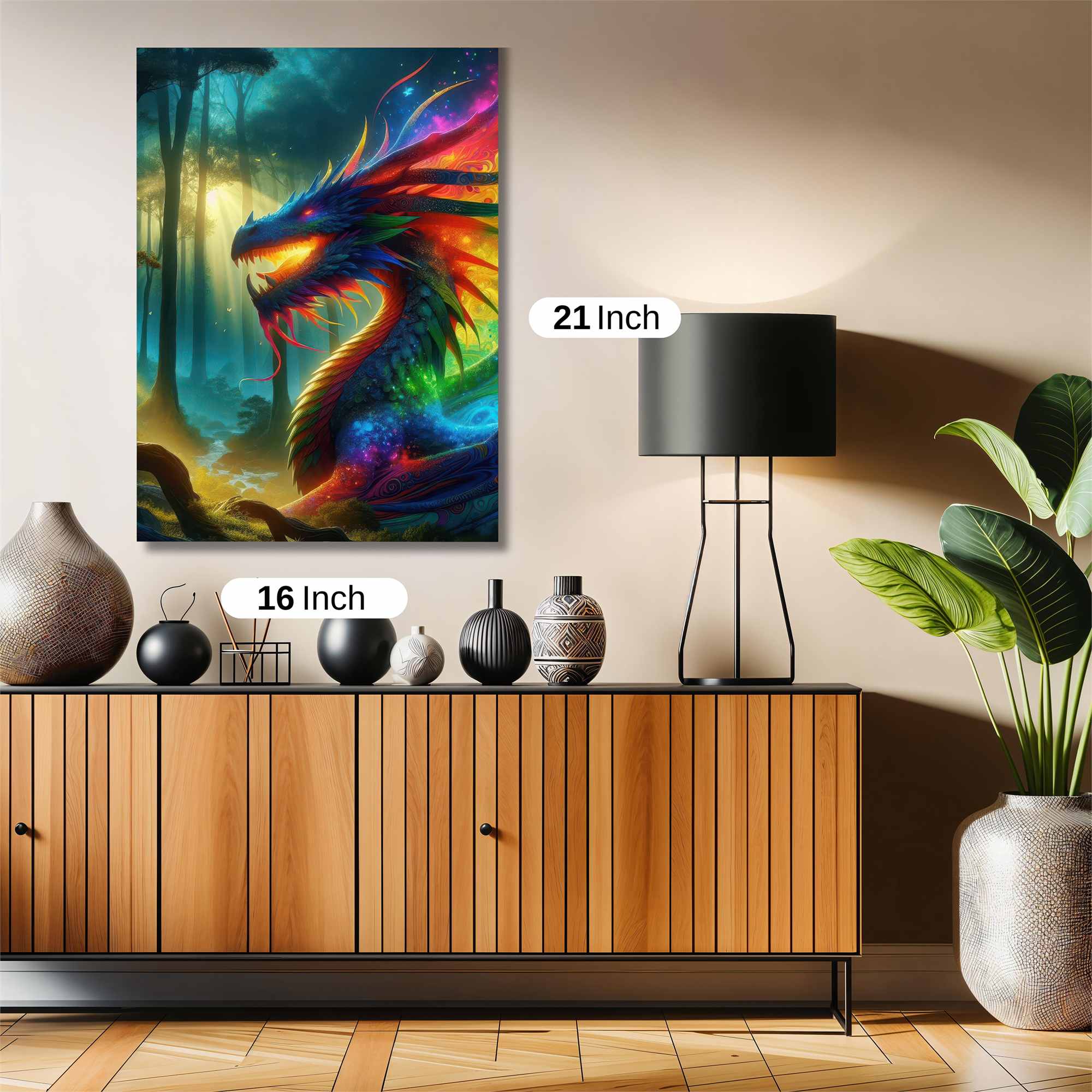 Aurora Dragon Safe Wall Magnetic / M