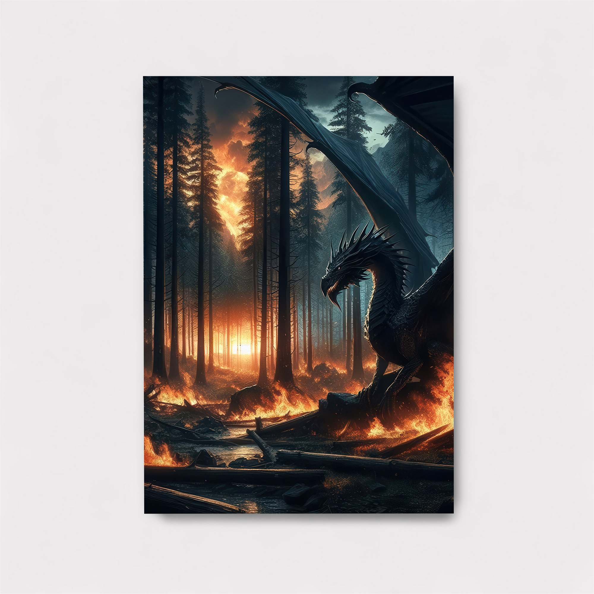 Dragon Inferno Safe Wall Magnetic / M