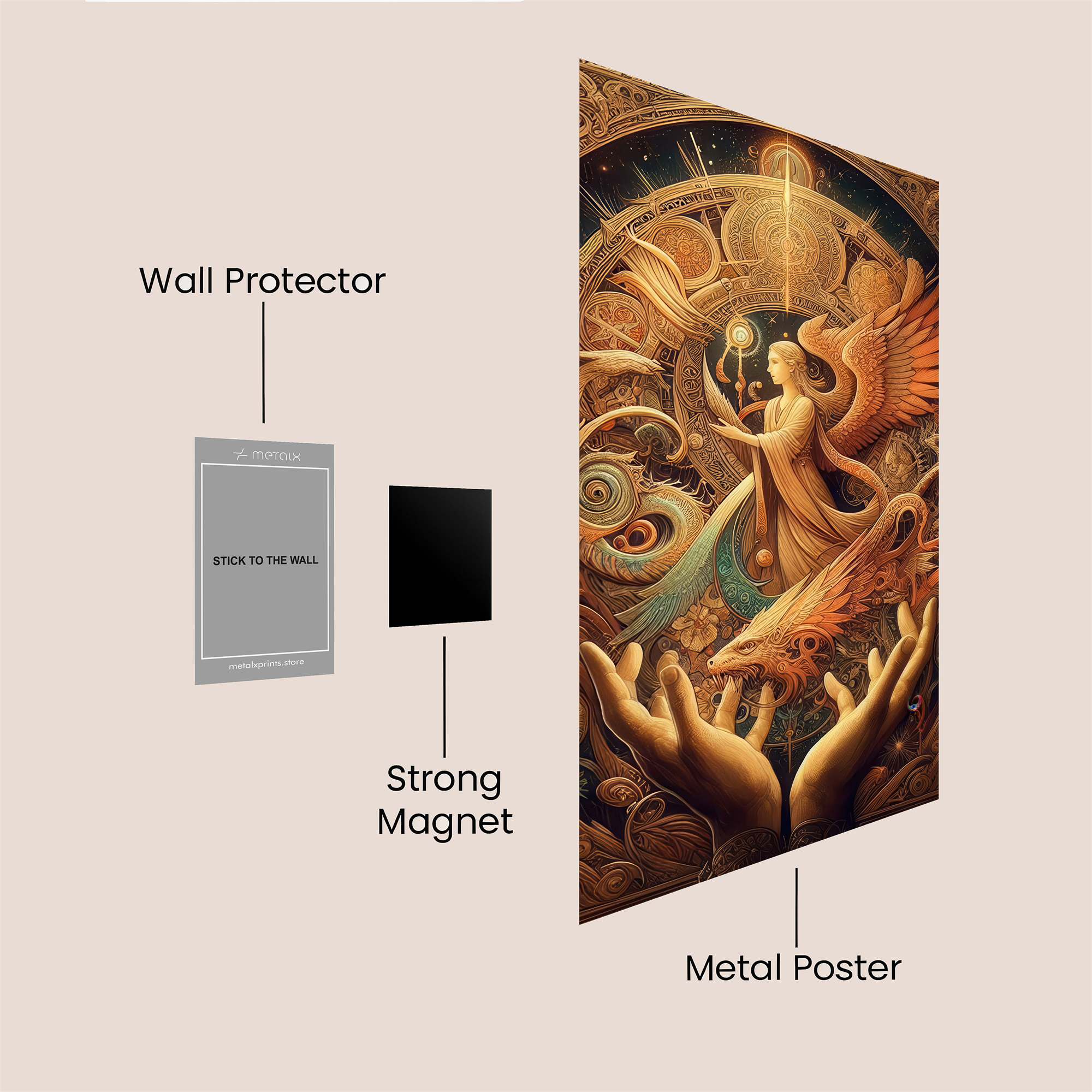 Angelica Dream Safe Wall Magnetic / M