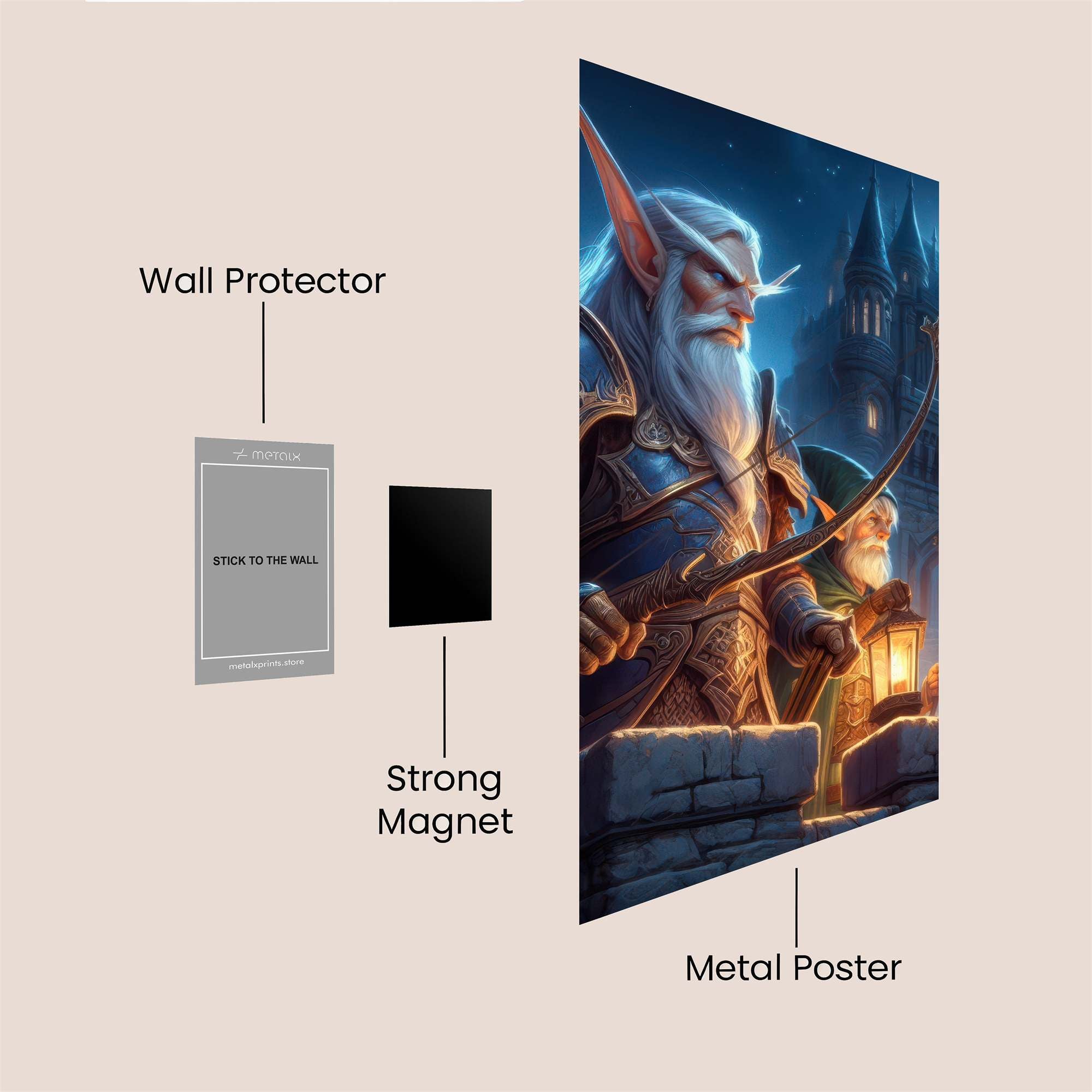 Elf Guardian Safe Wall Magnetic / M