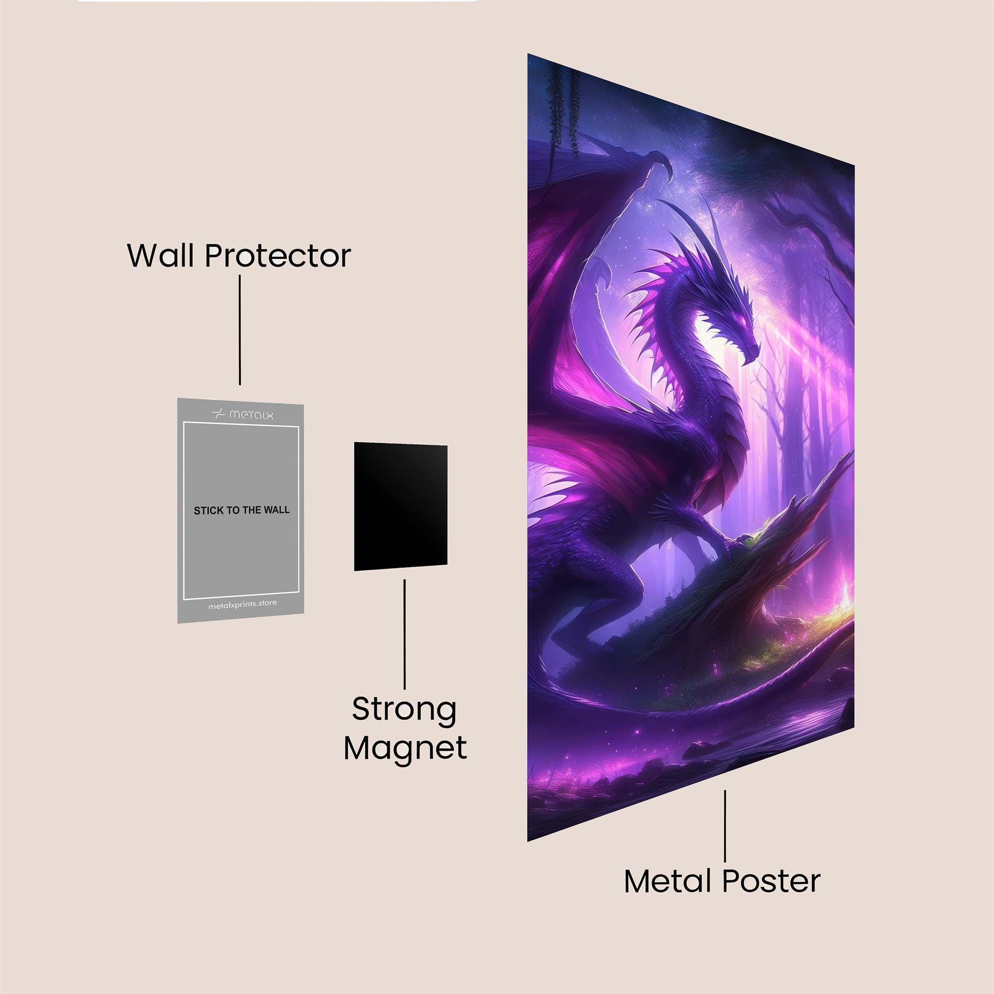 Dragon Radiance Safe Wall Magnetic / M
