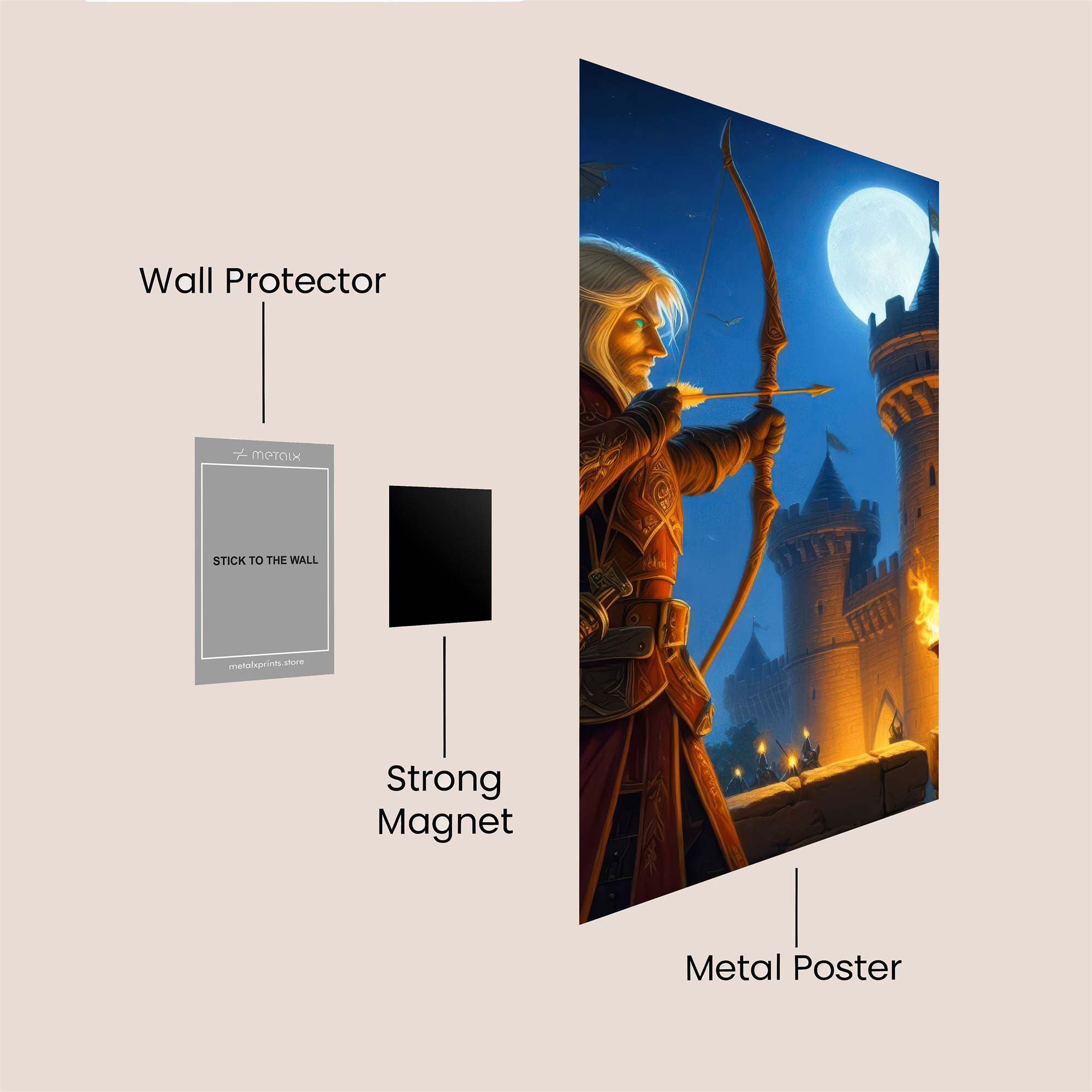 Elven Vigilance Safe Wall Magnetic / M