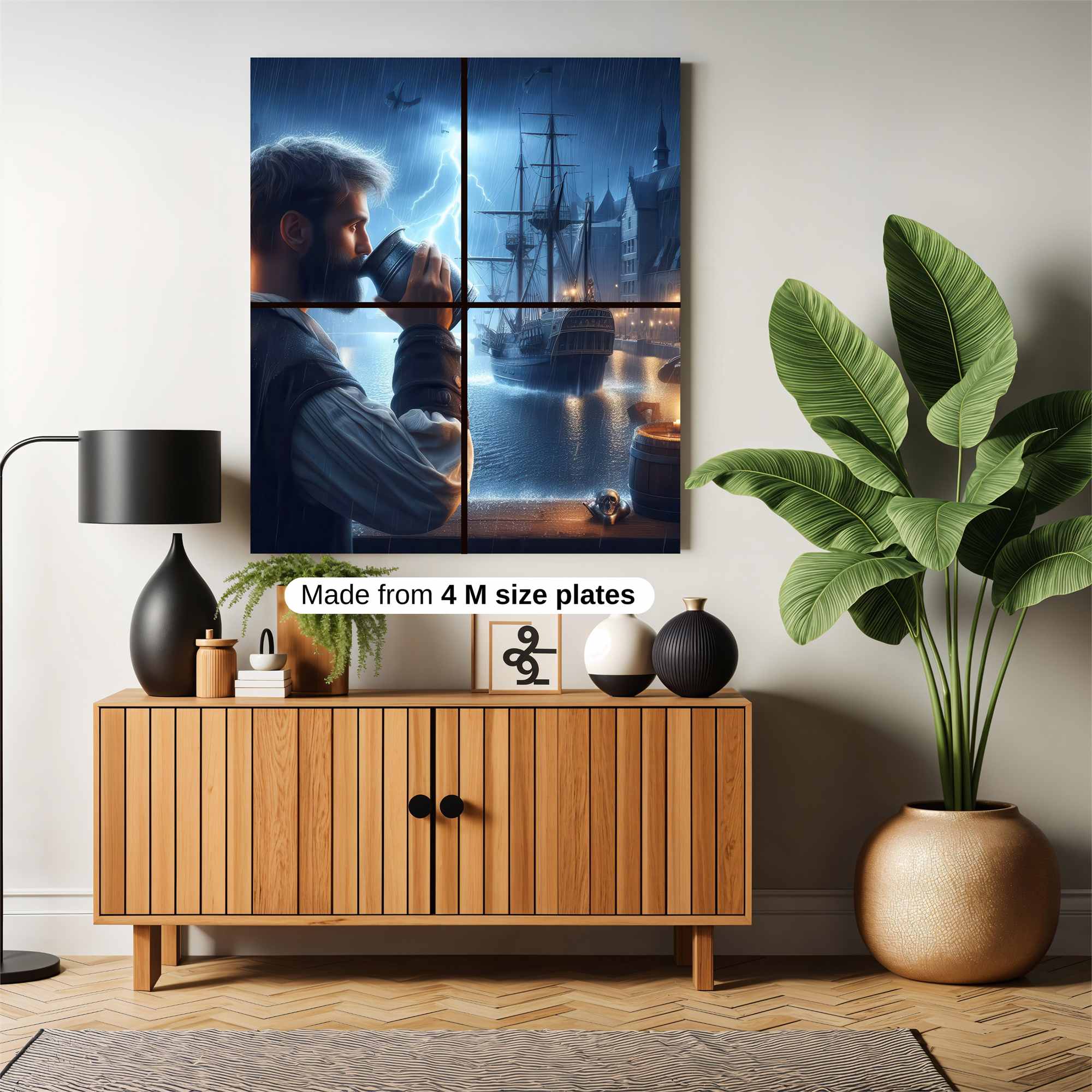 Stormy Gaze Safe Wall Magnetic / M