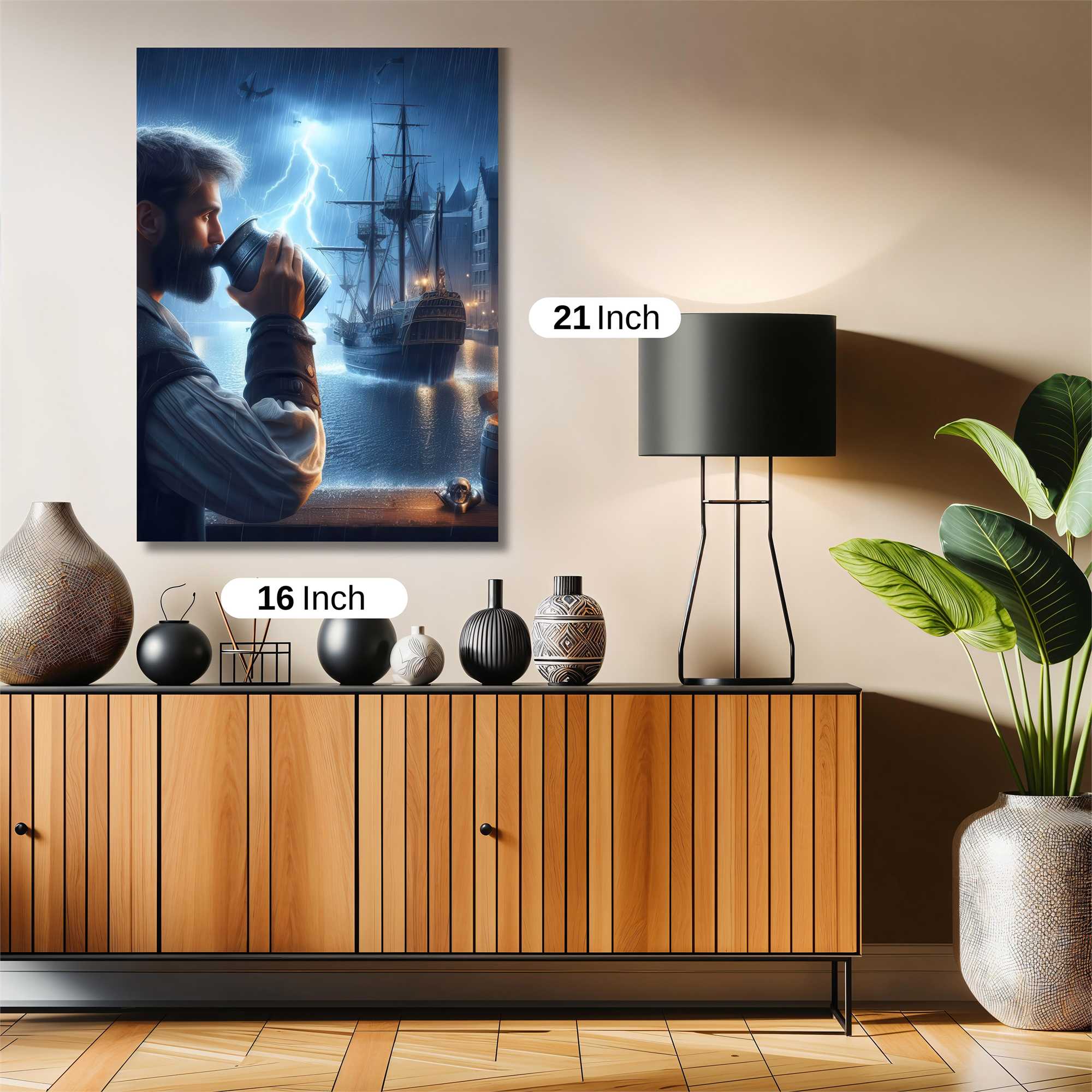 Stormy Gaze Safe Wall Magnetic / M