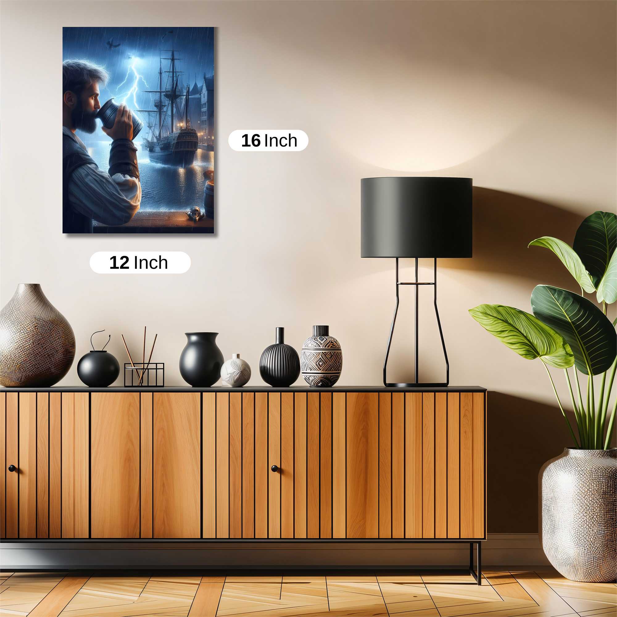 Stormy Gaze Safe Wall Magnetic / M